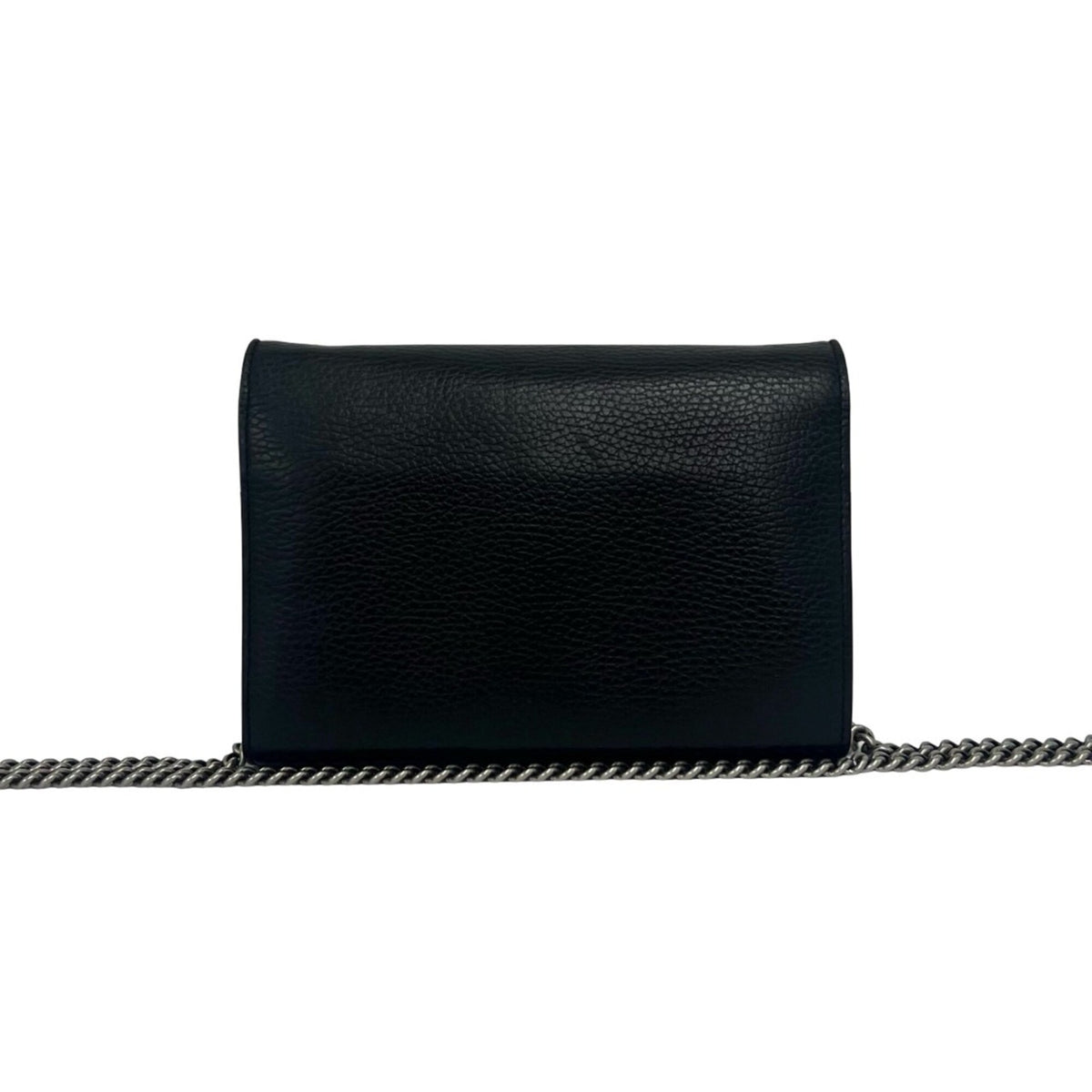 Gucci Black Leather Pochette Shoulder Bag (Pre-Owned)