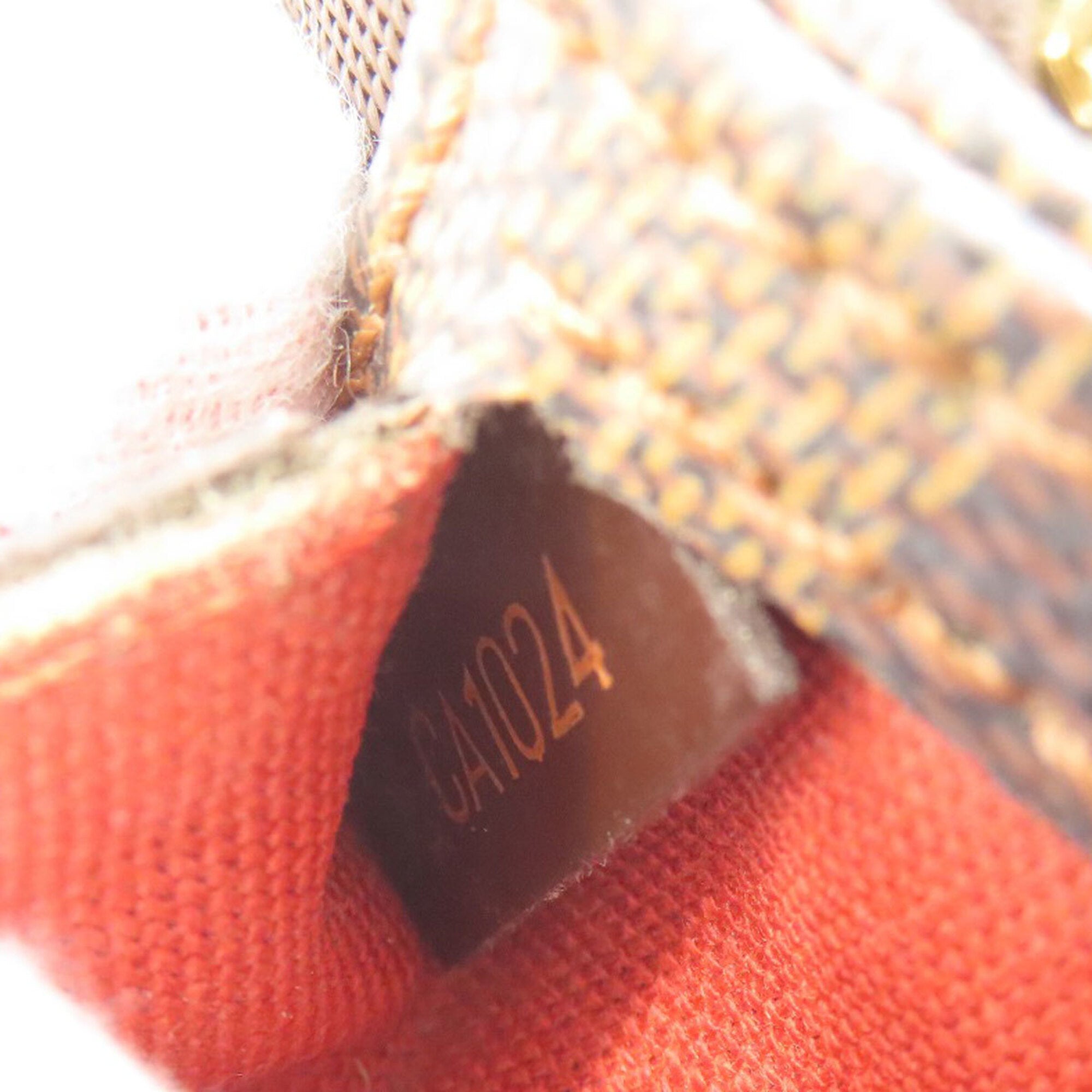 Louis Vuitton Damier Canvas Ebene Damier Canvas Sling Bag (Pre-Owned)