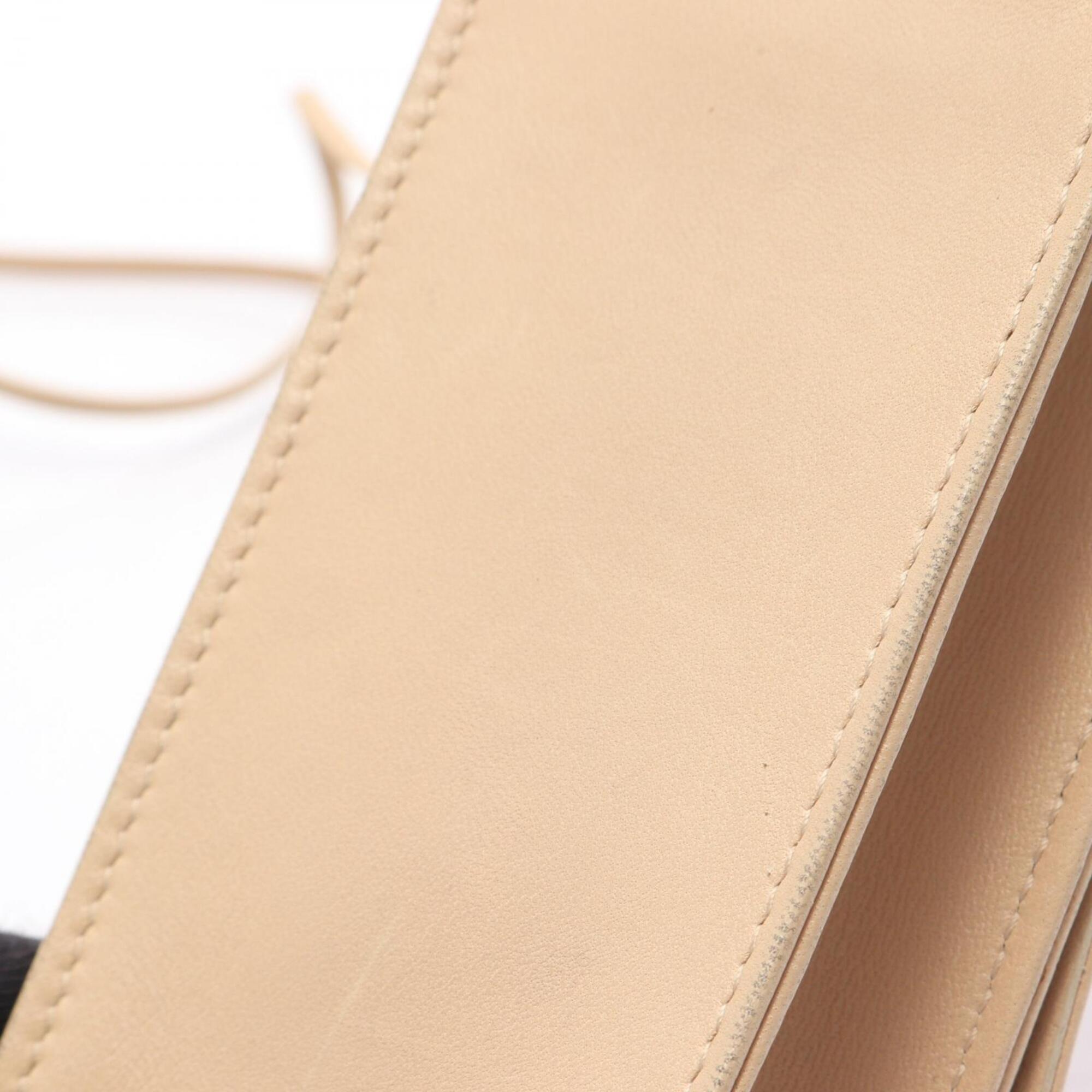 Gucci Beige Leather Handbag Shoulder Bag (Pre-Owned)