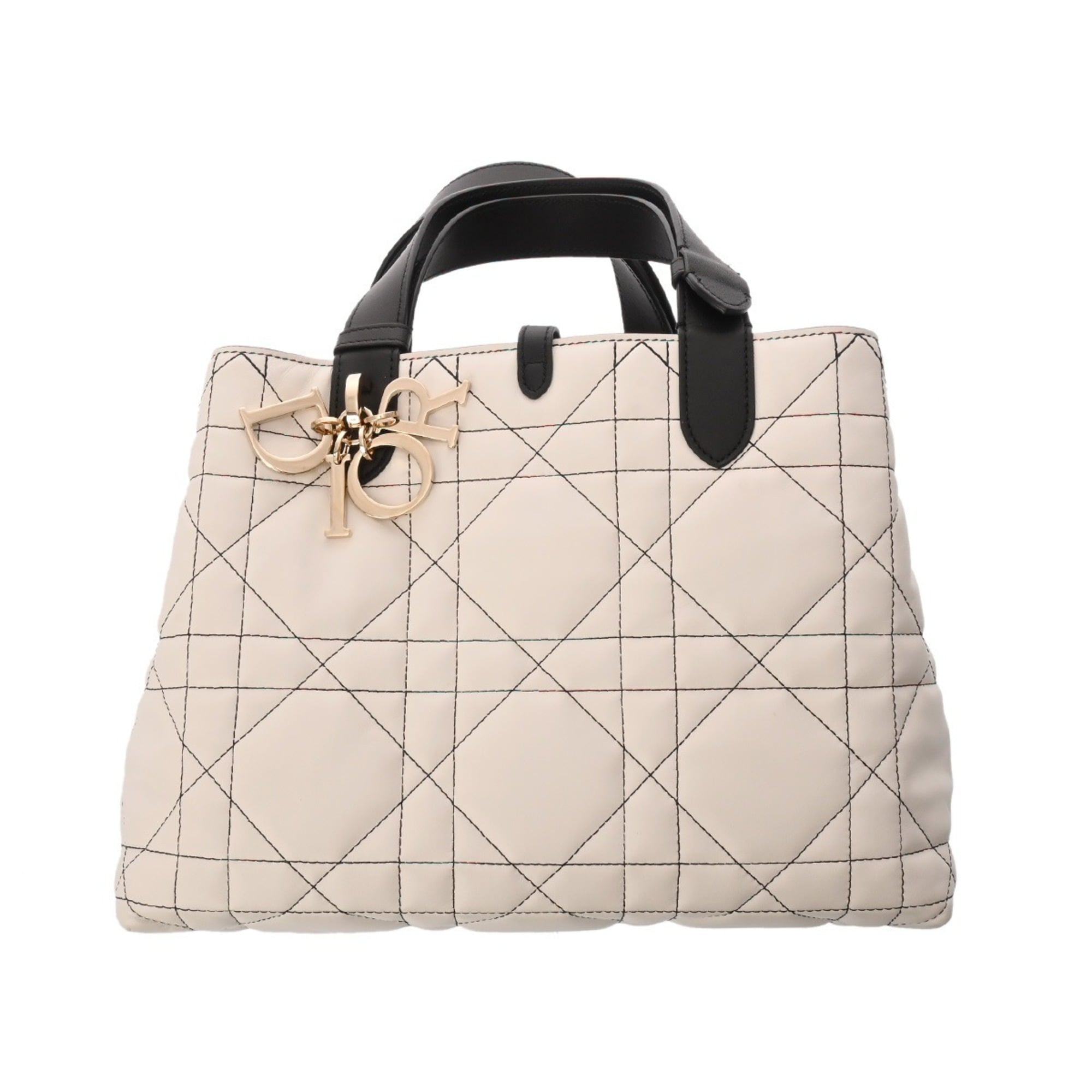 Christian Dior White Leather Handbag (Pre-Owned)
