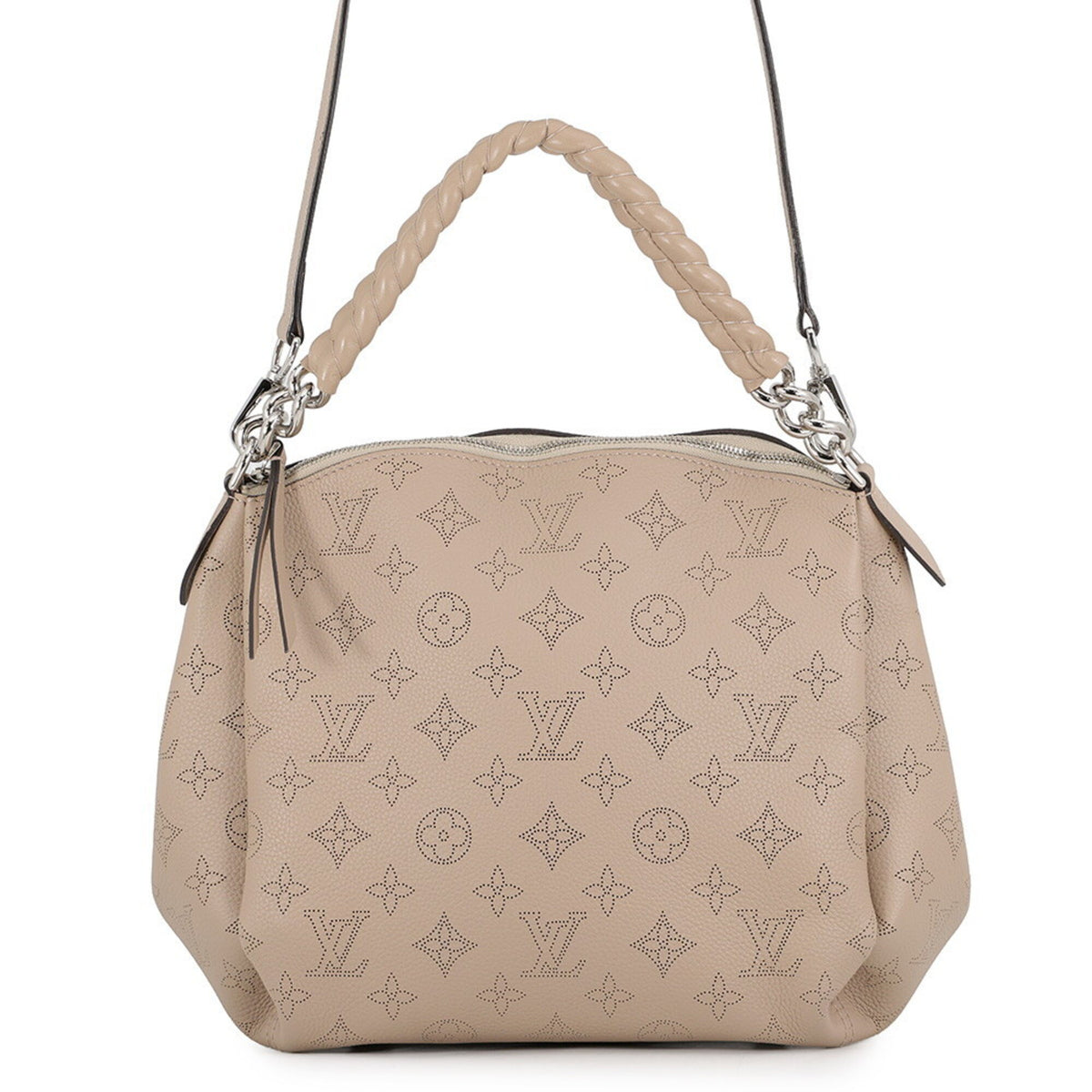 Louis Vuitton Mahina Galle Monogram Mahina Leather Handbag Shoulder Bag (Pre-Owned)