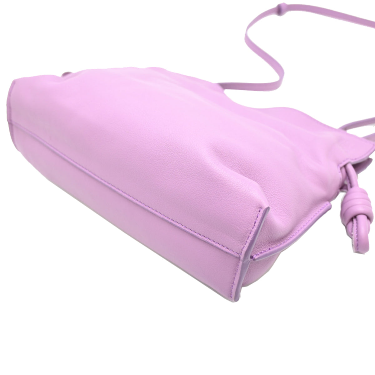 Loewe Purple Leather Shoulder Bag (Pre-Owned)