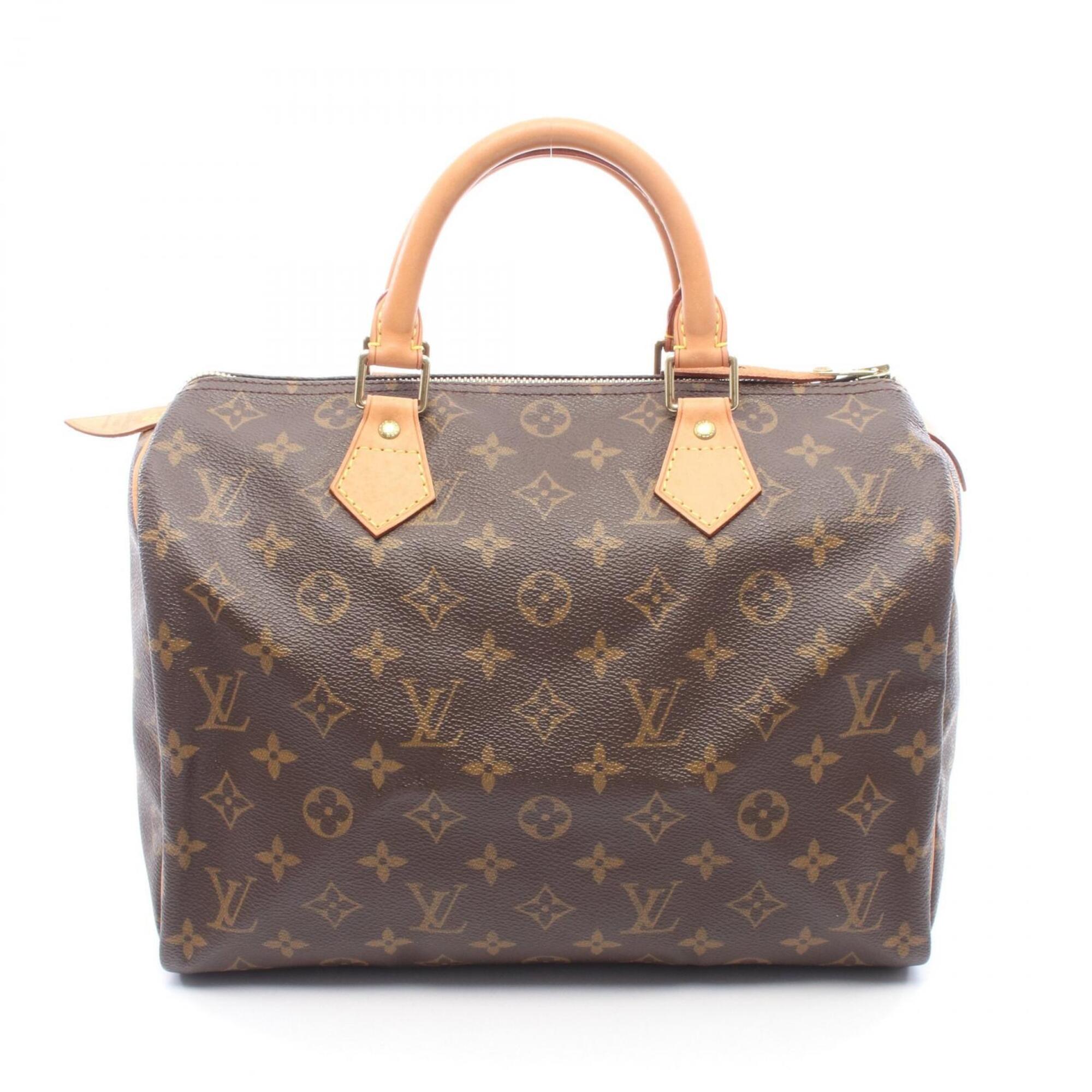 Louis Vuitton Brown Pvc Coated Canvas Leather Handbag (Pre-Owned)