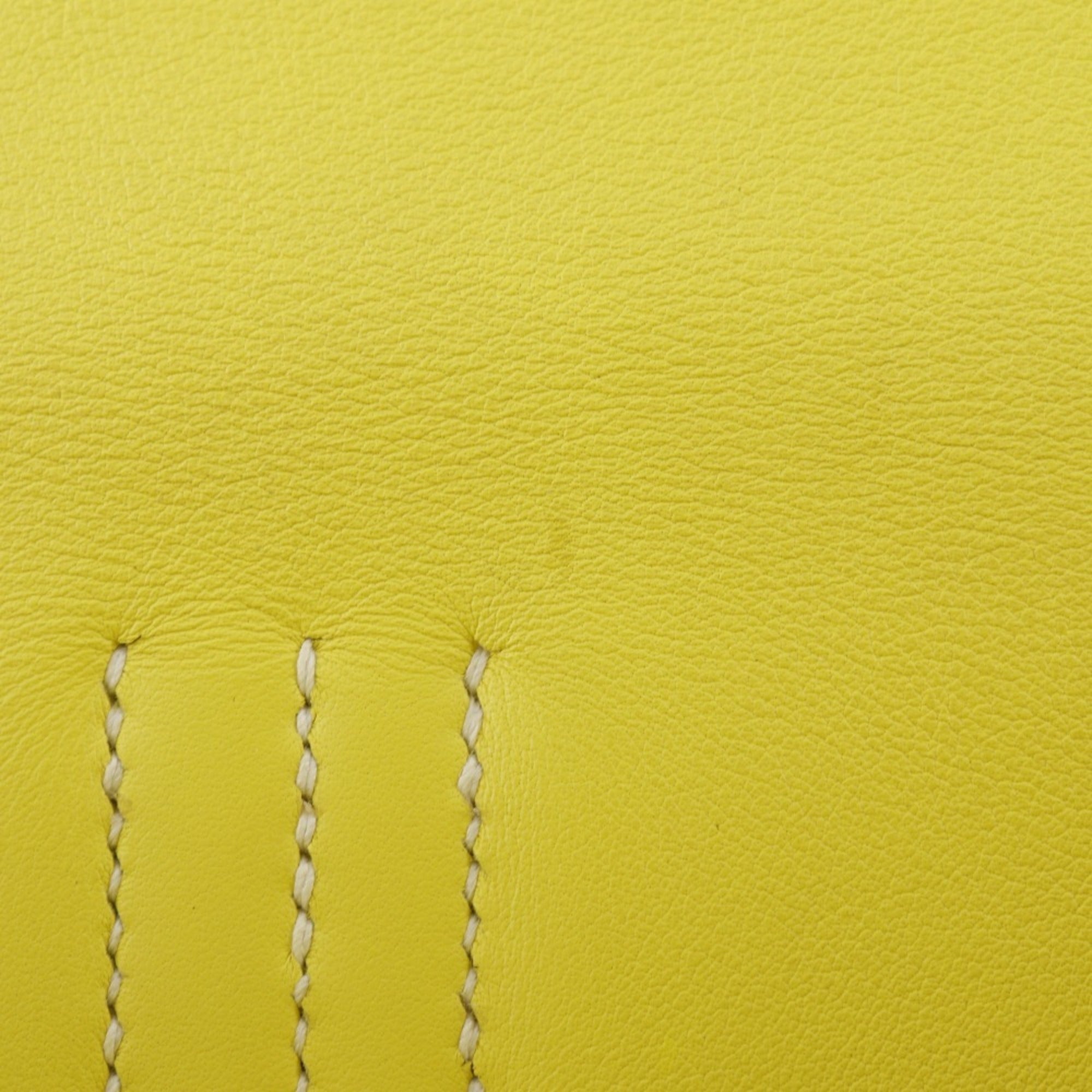 Hermes Taurillon Clemence Leather Handbag (Pre-Owned)