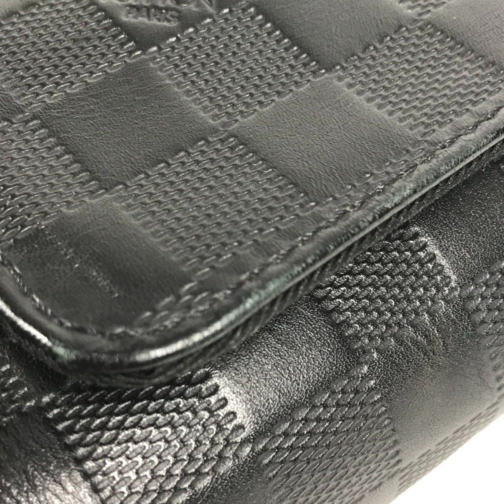 Louis Vuitton Black Onyx Damier Infini Leather Shoulder Bag (Pre-Owned)