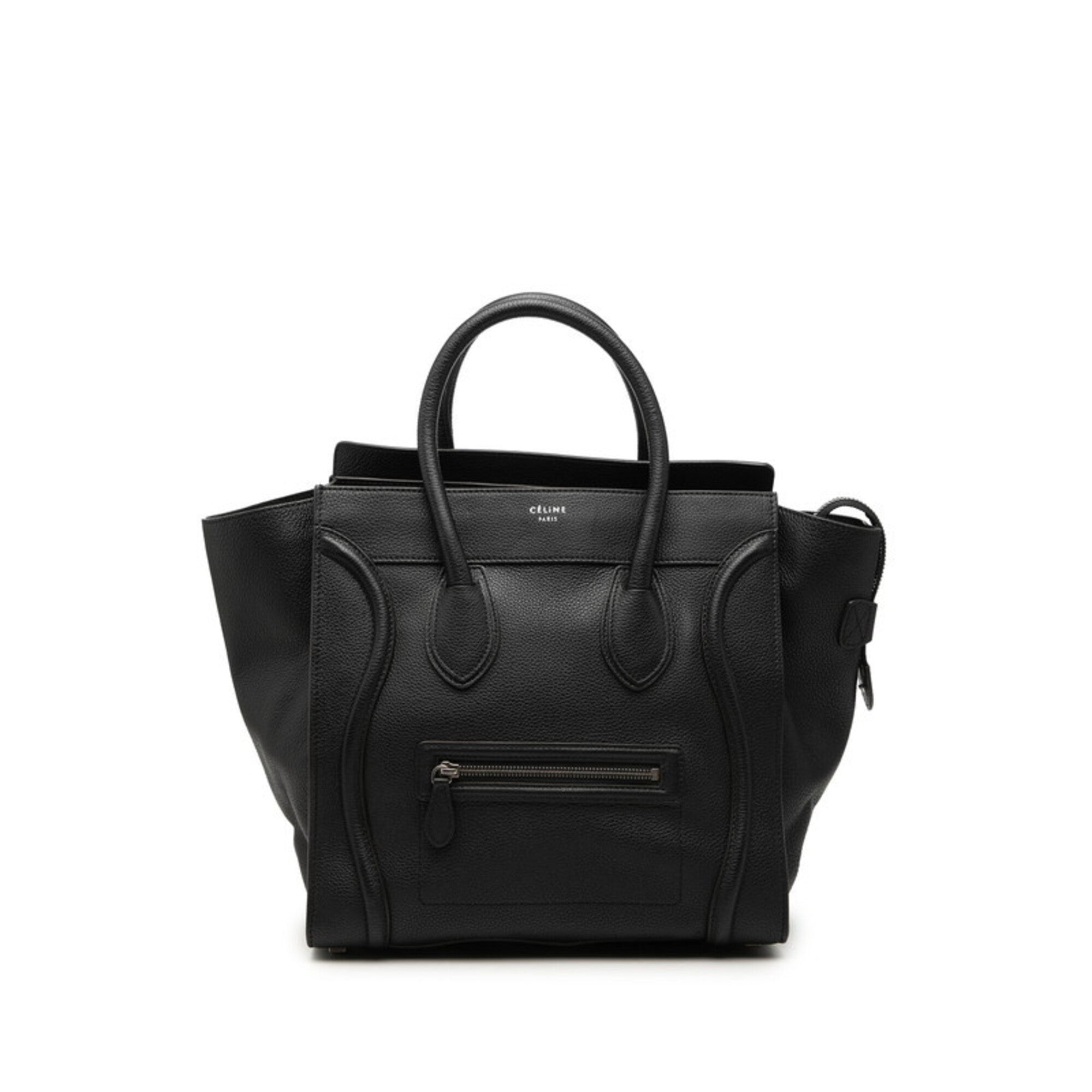 Celine Black Leather Handbag (Pre-Owned)