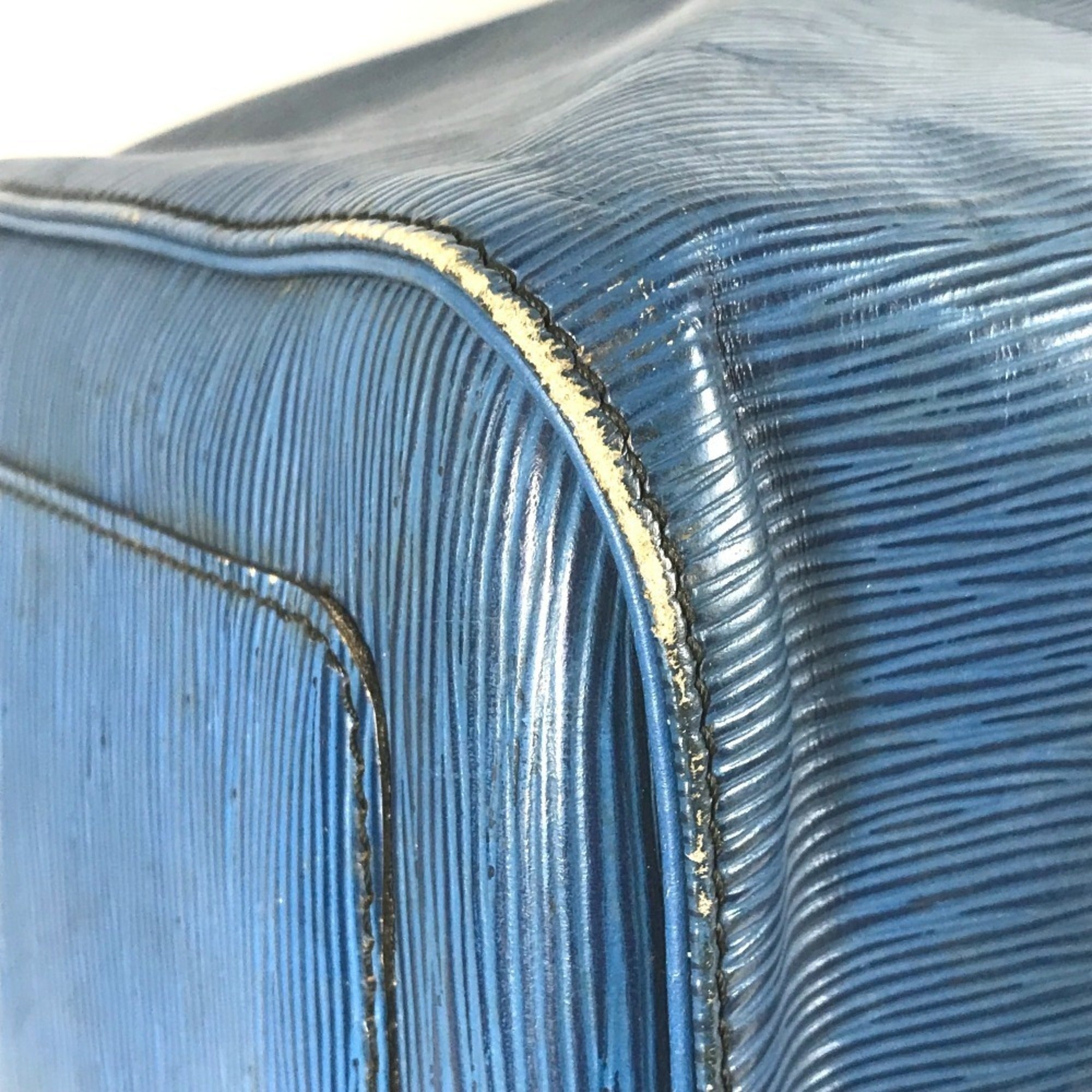 Louis Vuitton Blue Toledo Blue Epi Leather Boston Bag (Pre-Owned)