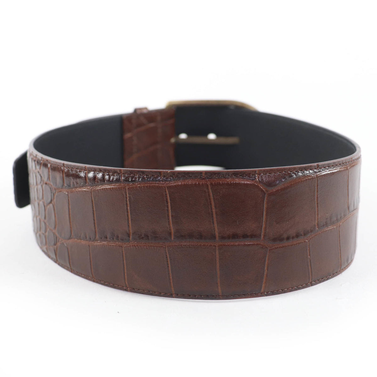 Saint Laurent Brown Standard Belt (Pre-Owned)