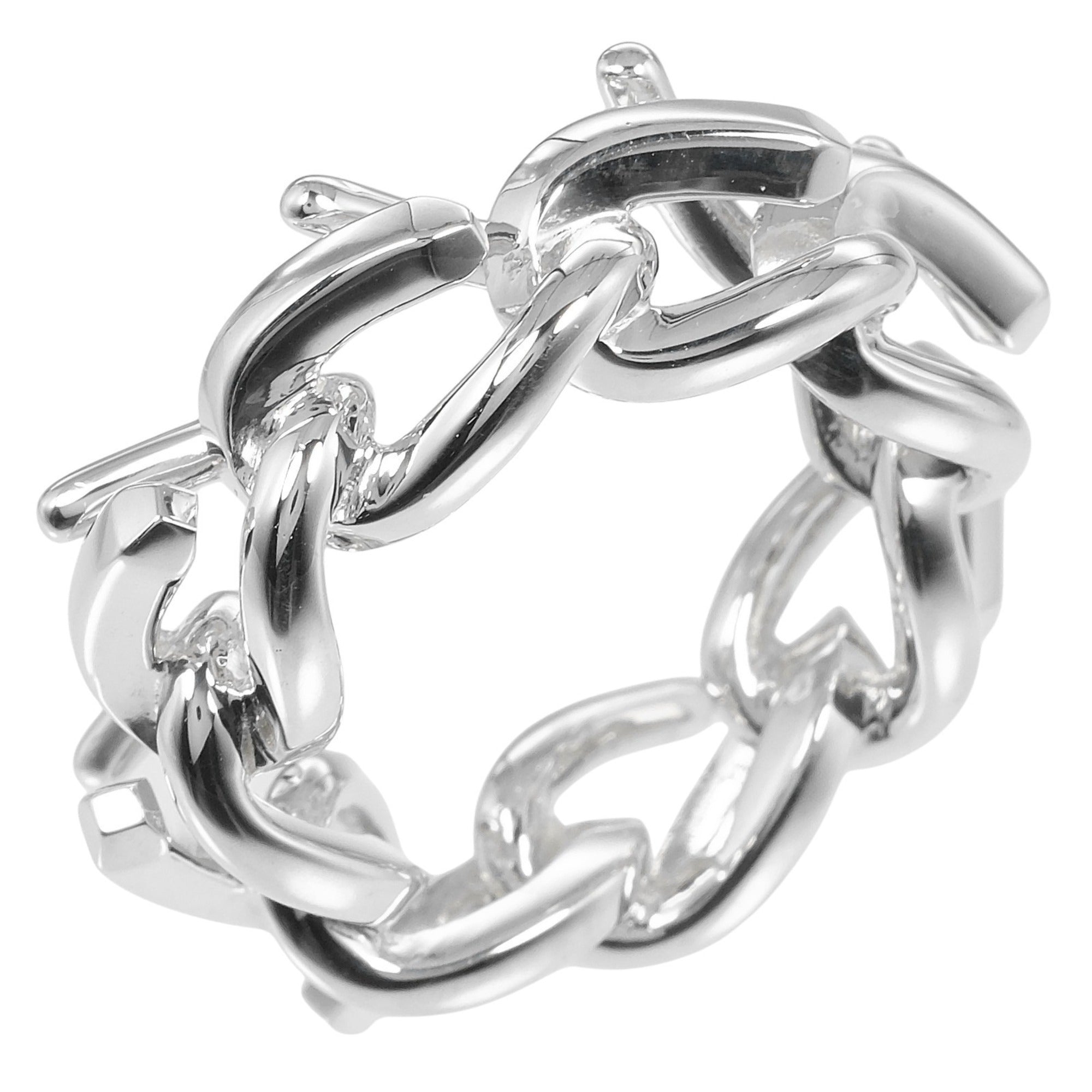 Tiffany Silver Silver 925 Band Ring (Pre-Owned)