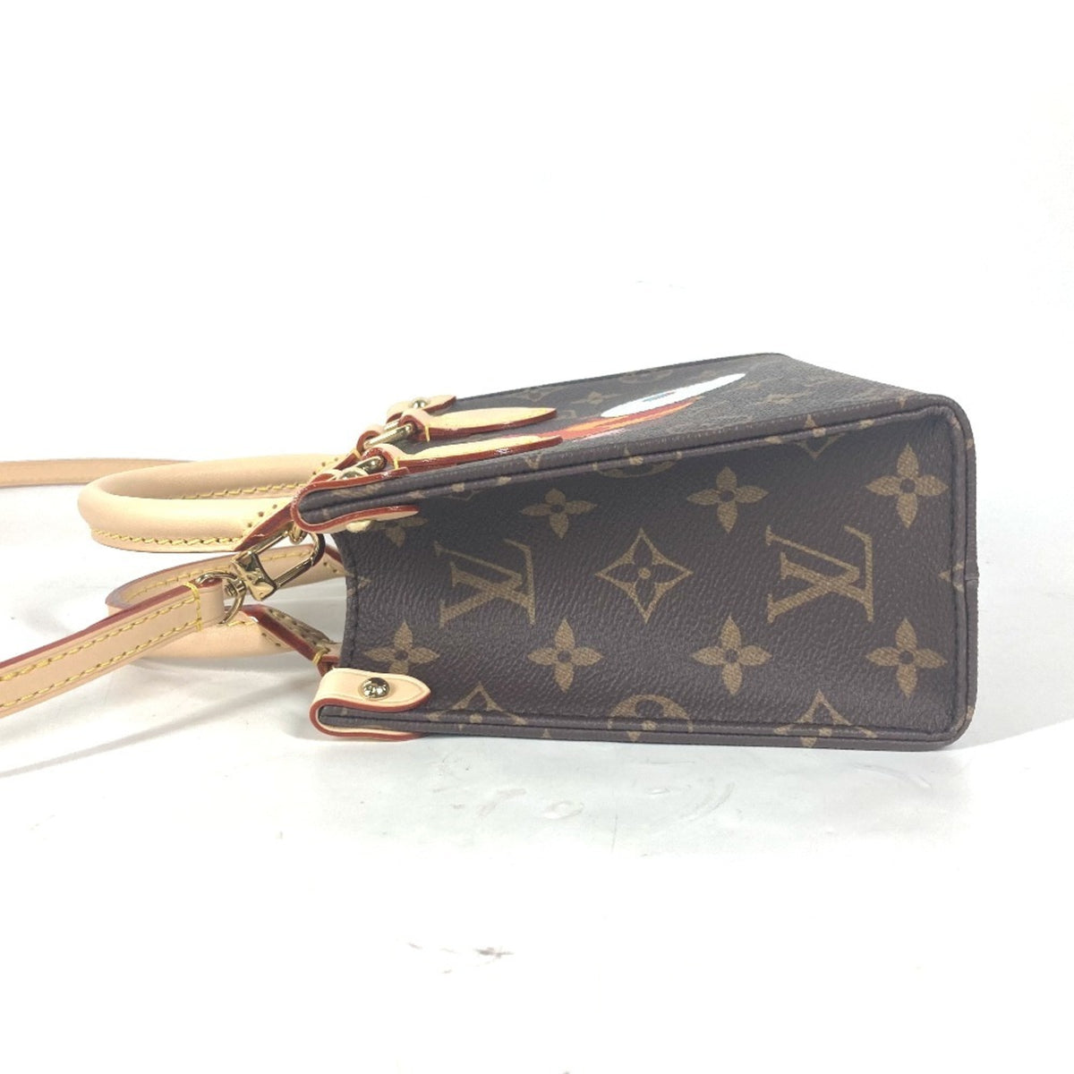 Louis Vuitton Brown Monogram Canvas Handbag (Pre-Owned)