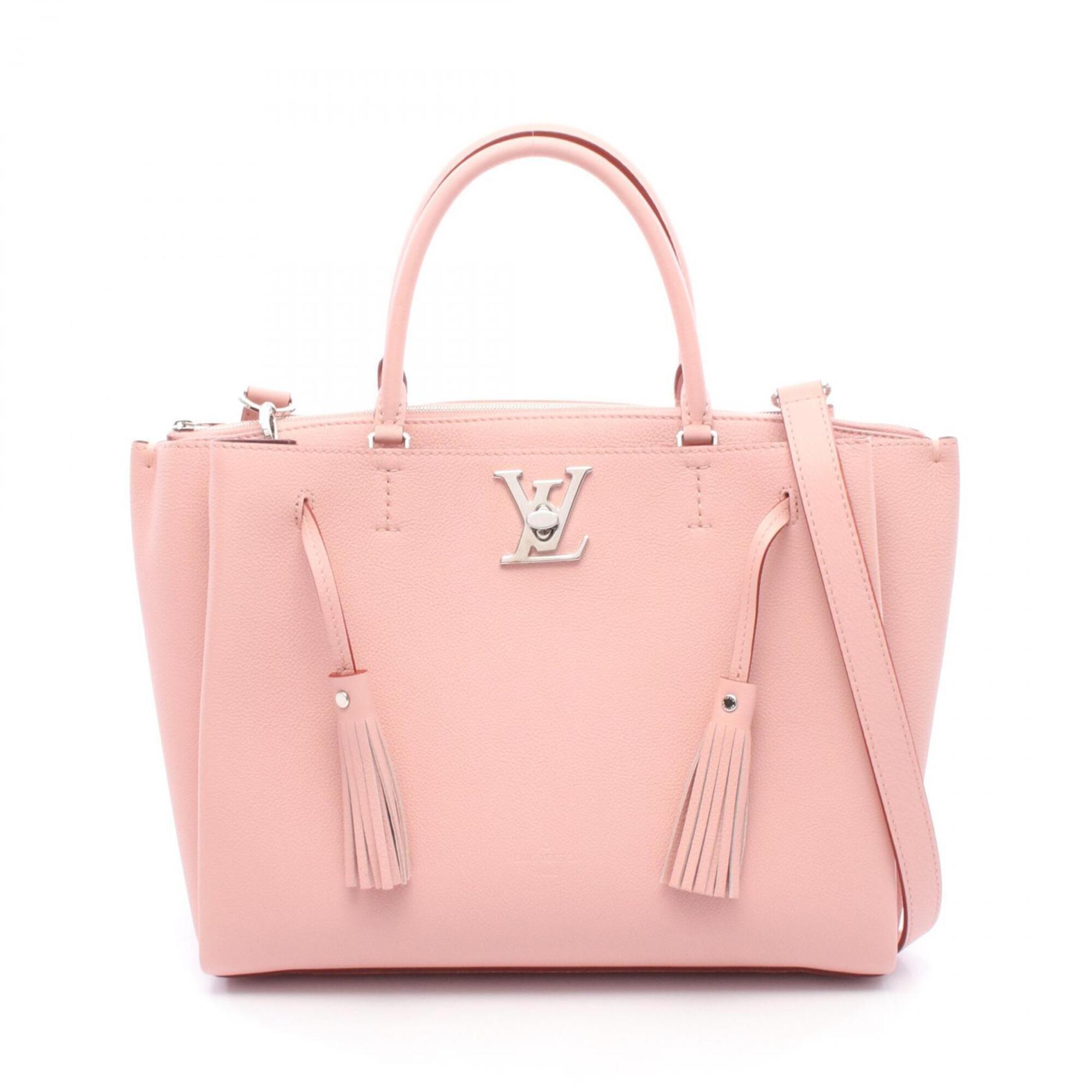 Louis Vuitton Pink Rose Poudre Leather Handbag (Pre-Owned)