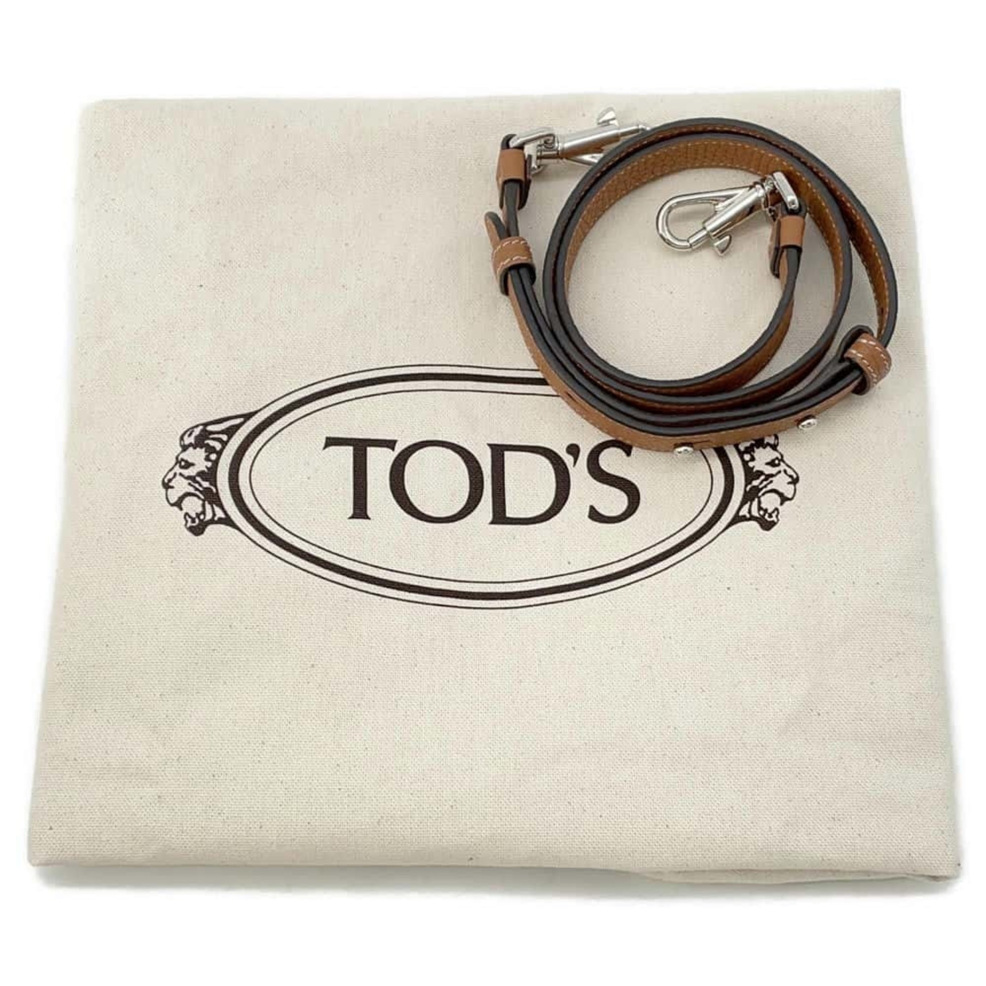 Tod's Brown Leather Handbag (Pre-Owned)
