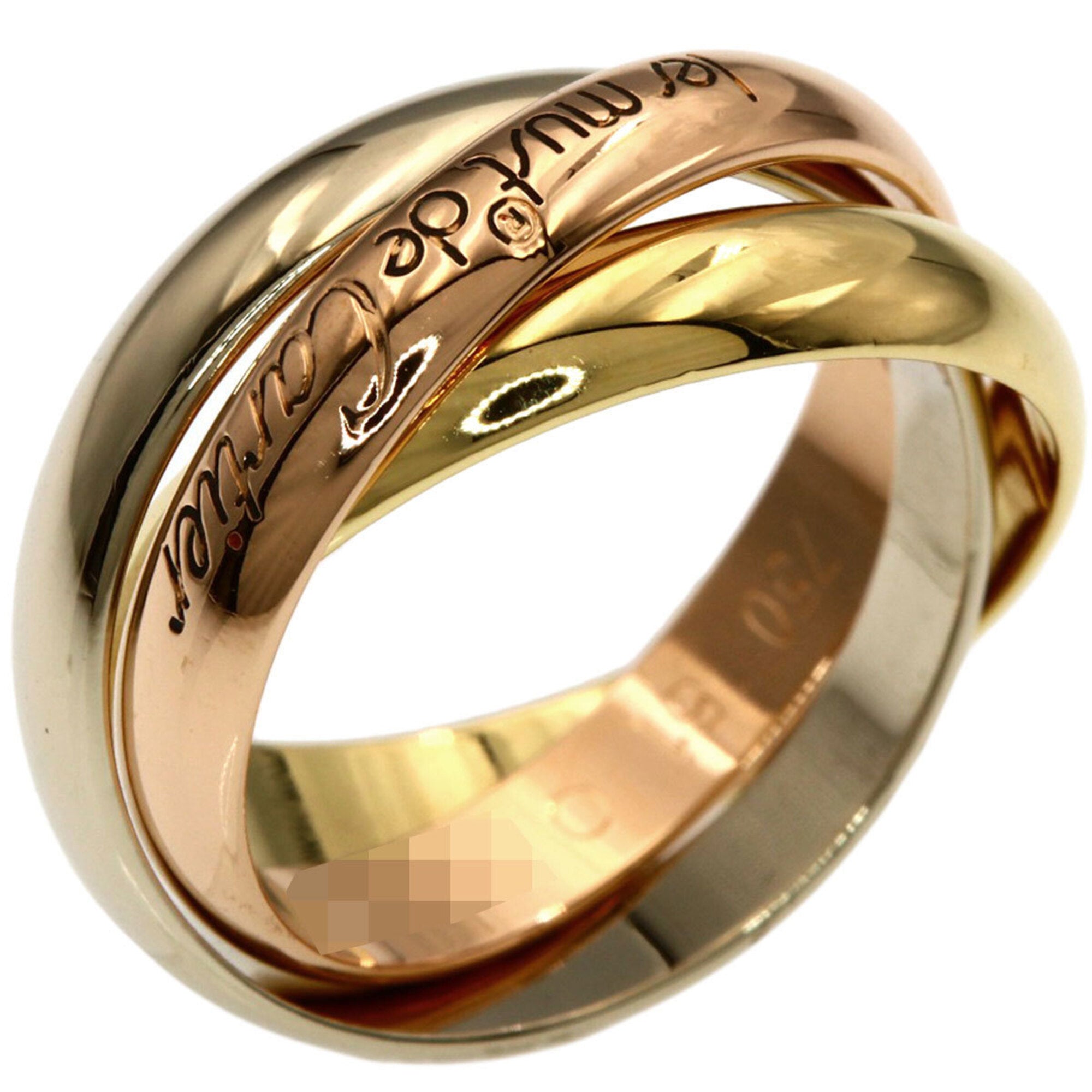 Cartier Yellow Gold (18K) Pink Gold (18K) White Gold (18K) Band Ring (Pre-Owned)