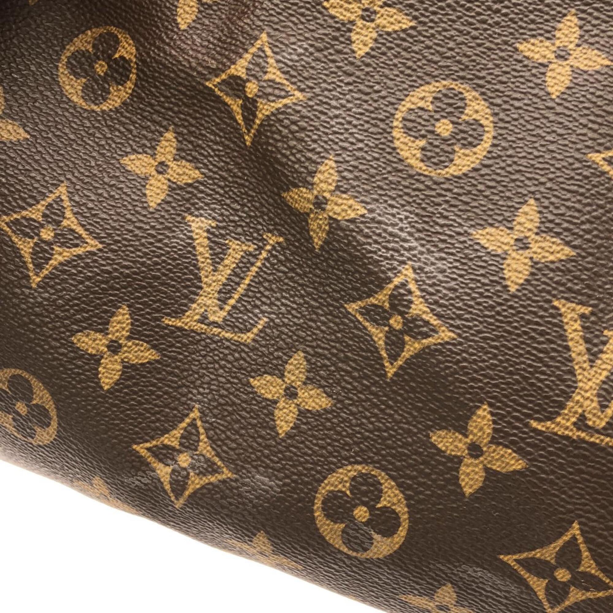 Louis Vuitton Brown Coated Canvas Boston Bag (Pre-Owned)