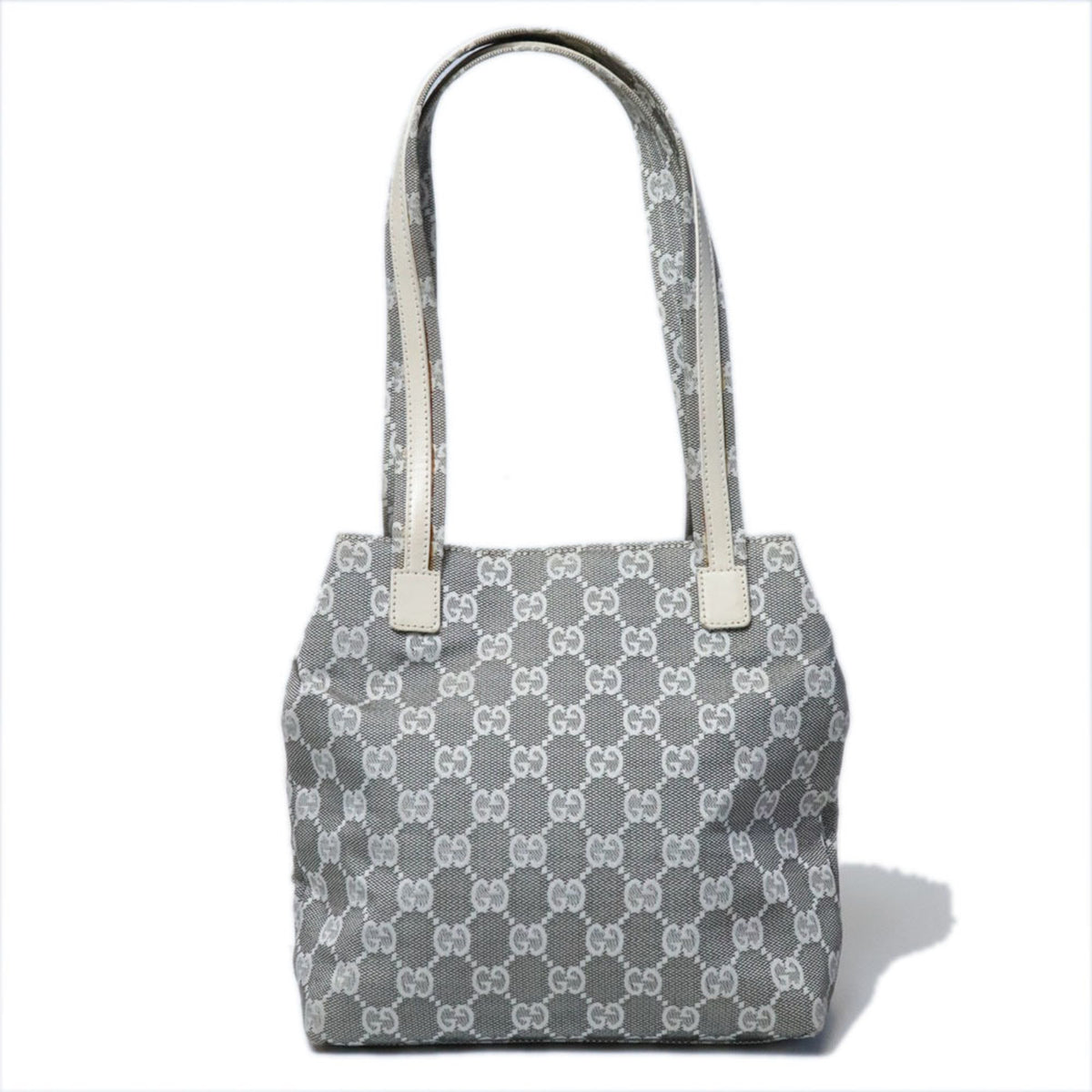 Gucci Gray Gg Canvas Tote Bag (Pre-Owned)