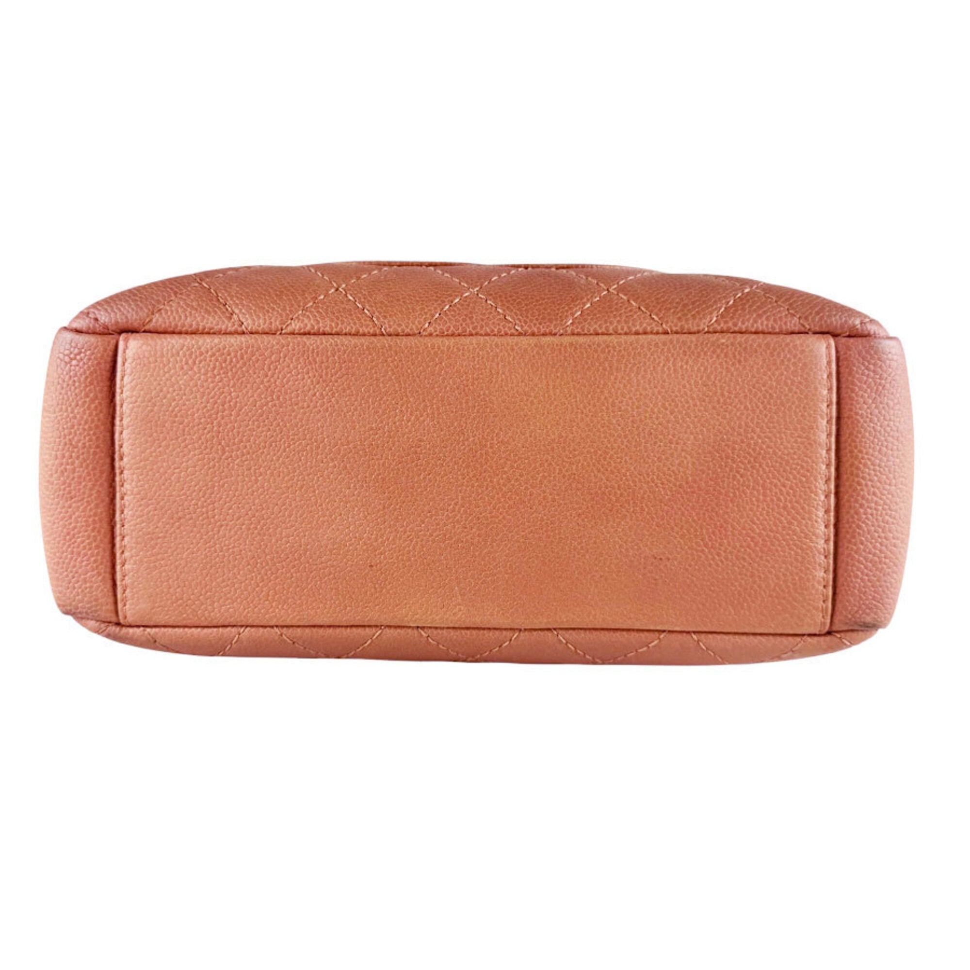 Chanel Pink Grained Calfskin Handbag (Pre-Owned)