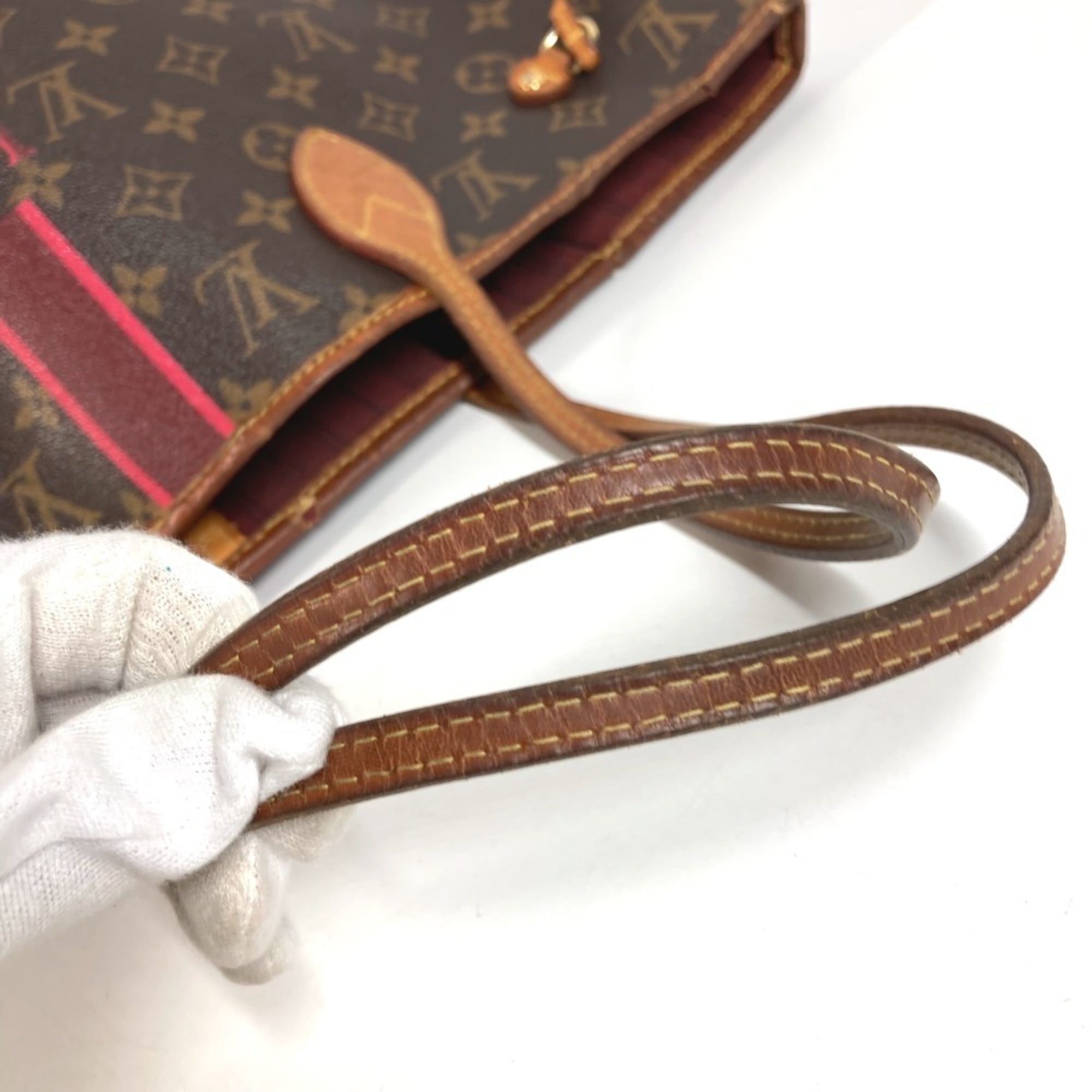 Louis Vuitton Brown Monogram Shoulder Bag Tote Bag (Pre-Owned)