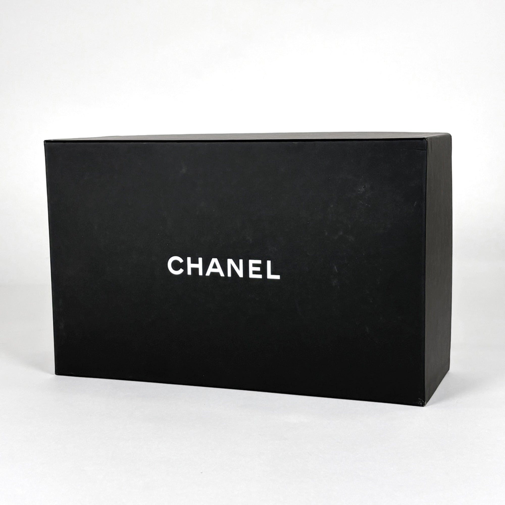 Chanel Black Leather Shoulder Bag Vanity Bag (Pre-Owned)