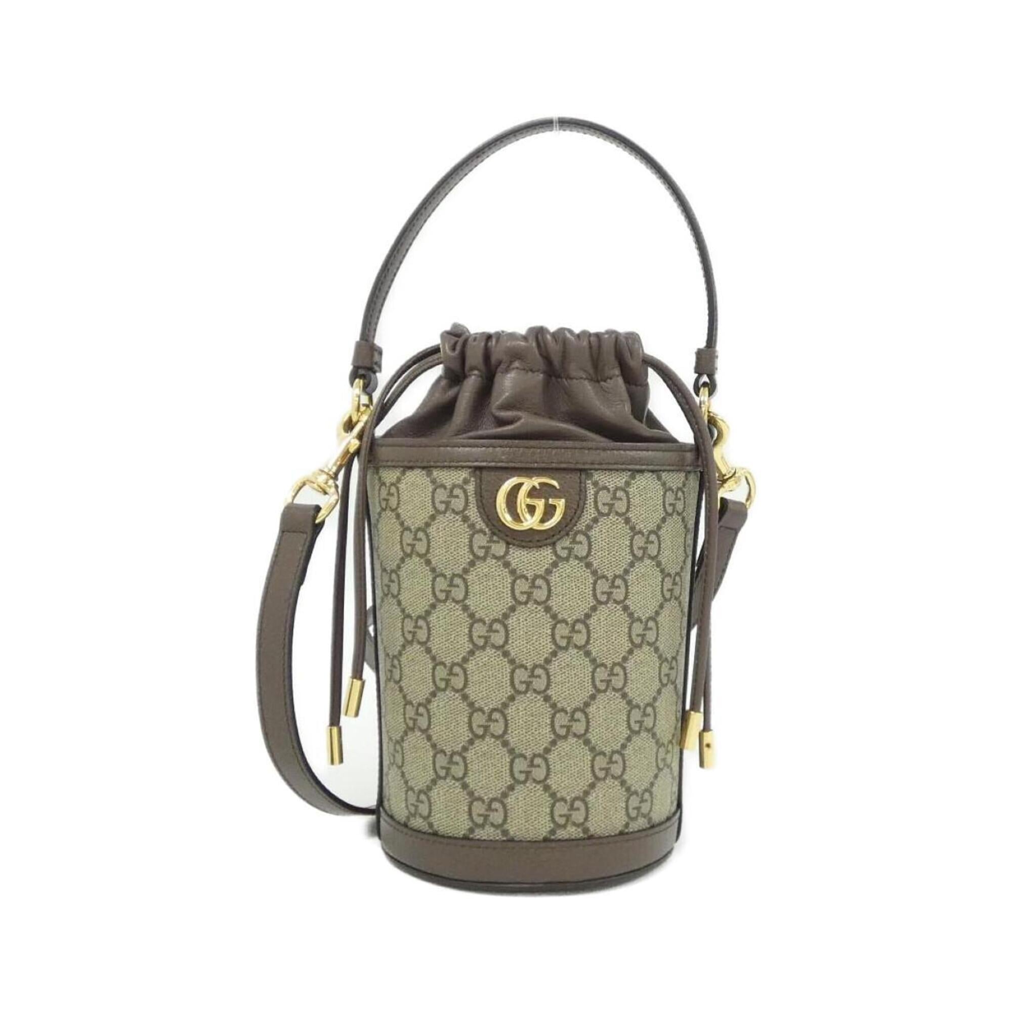 Gucci Beige Brown Gg Supreme Handbag (Pre-Owned)