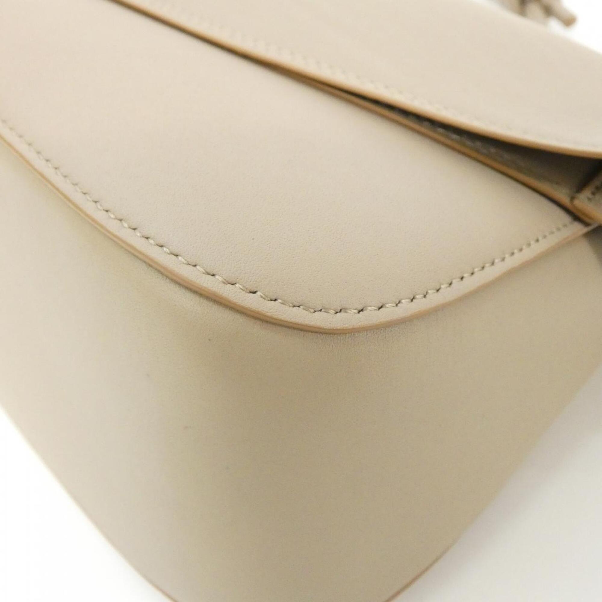 Loewe Beige Sand Leather Shoulder Bag (Pre-Owned)