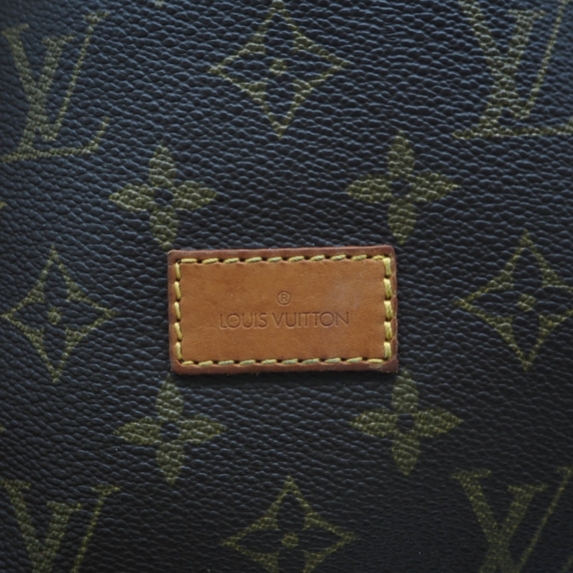 Louis Vuitton Monogram Brown Coated Canvas Leather Shoulder Bag (Pre-Owned)