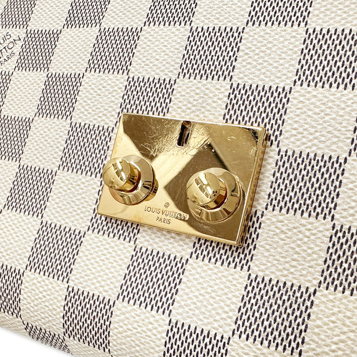 Louis Vuitton Damier Azur Damier Azur Canvas Handbag Shoulder Bag (Pre-Owned)