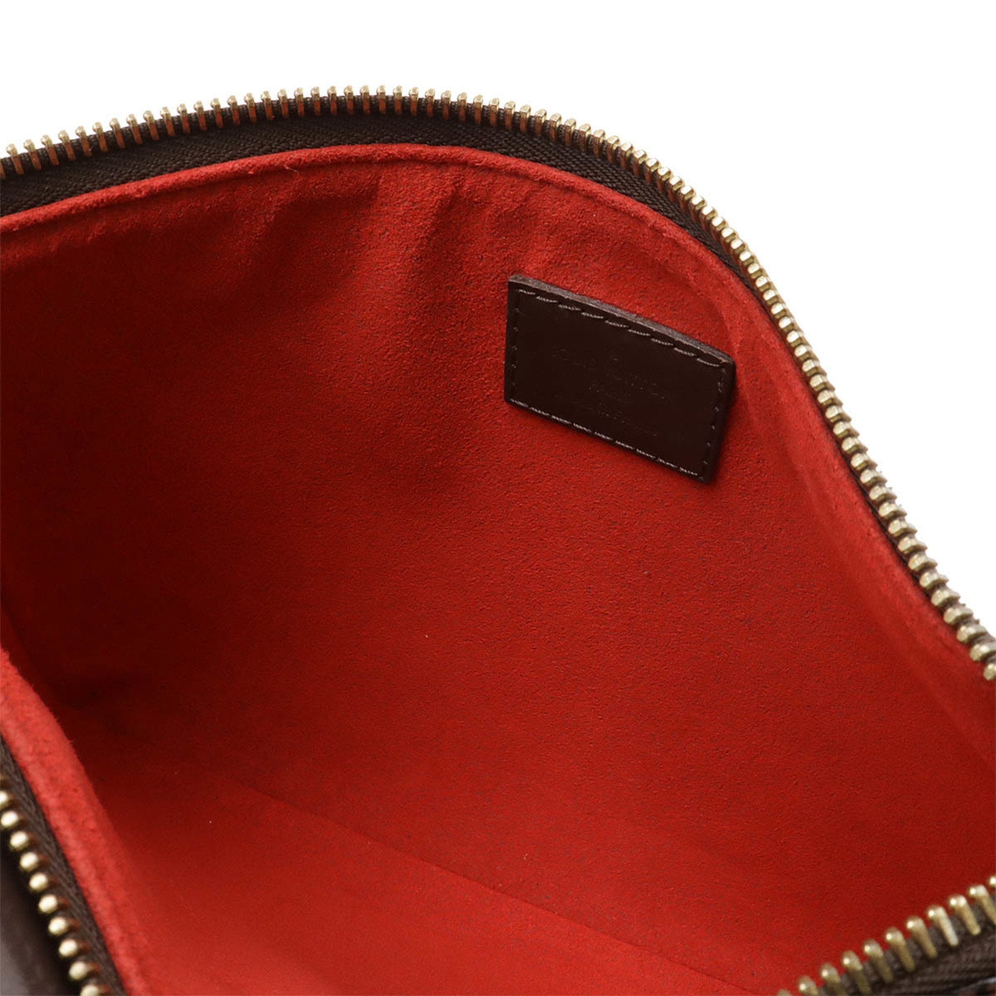 Louis Vuitton Damier Brown Pvc Pochette Shoulder Bag (Pre-Owned)