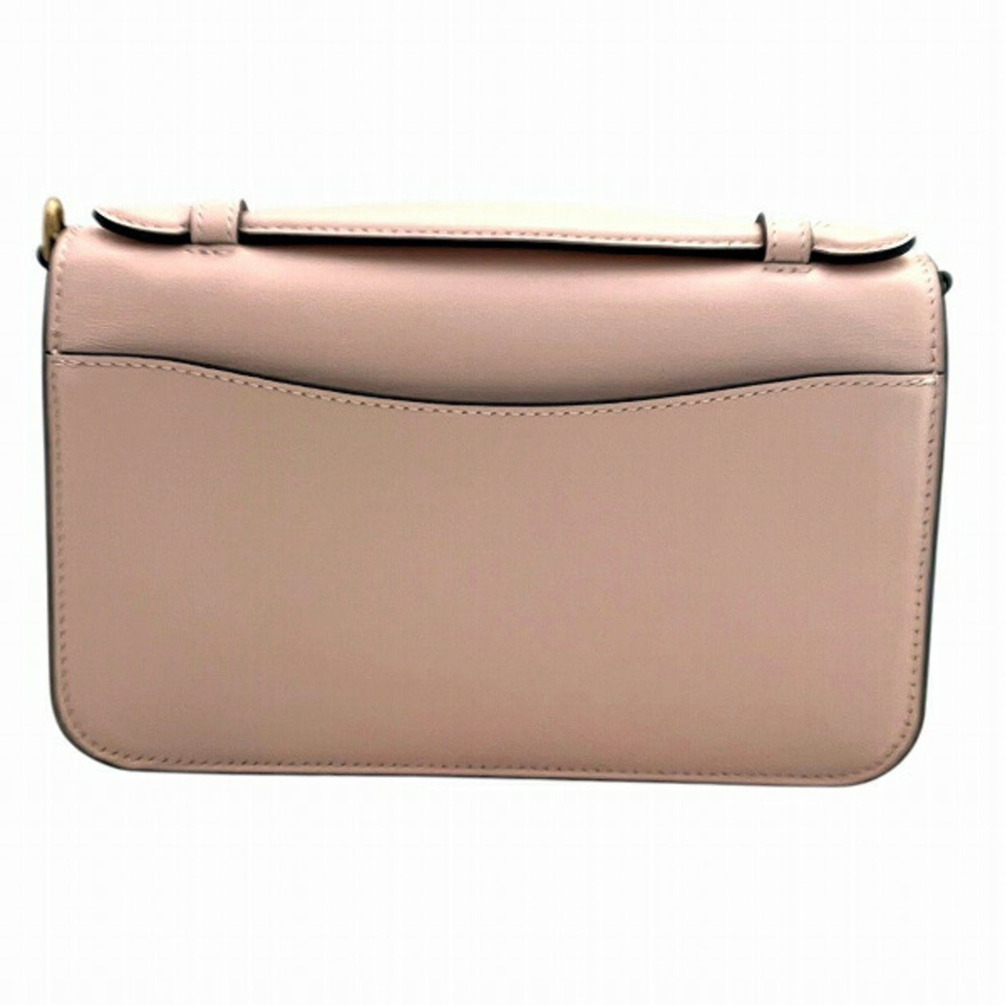 Coach Light Pink Leather Shoulder Bag (Pre-Owned)