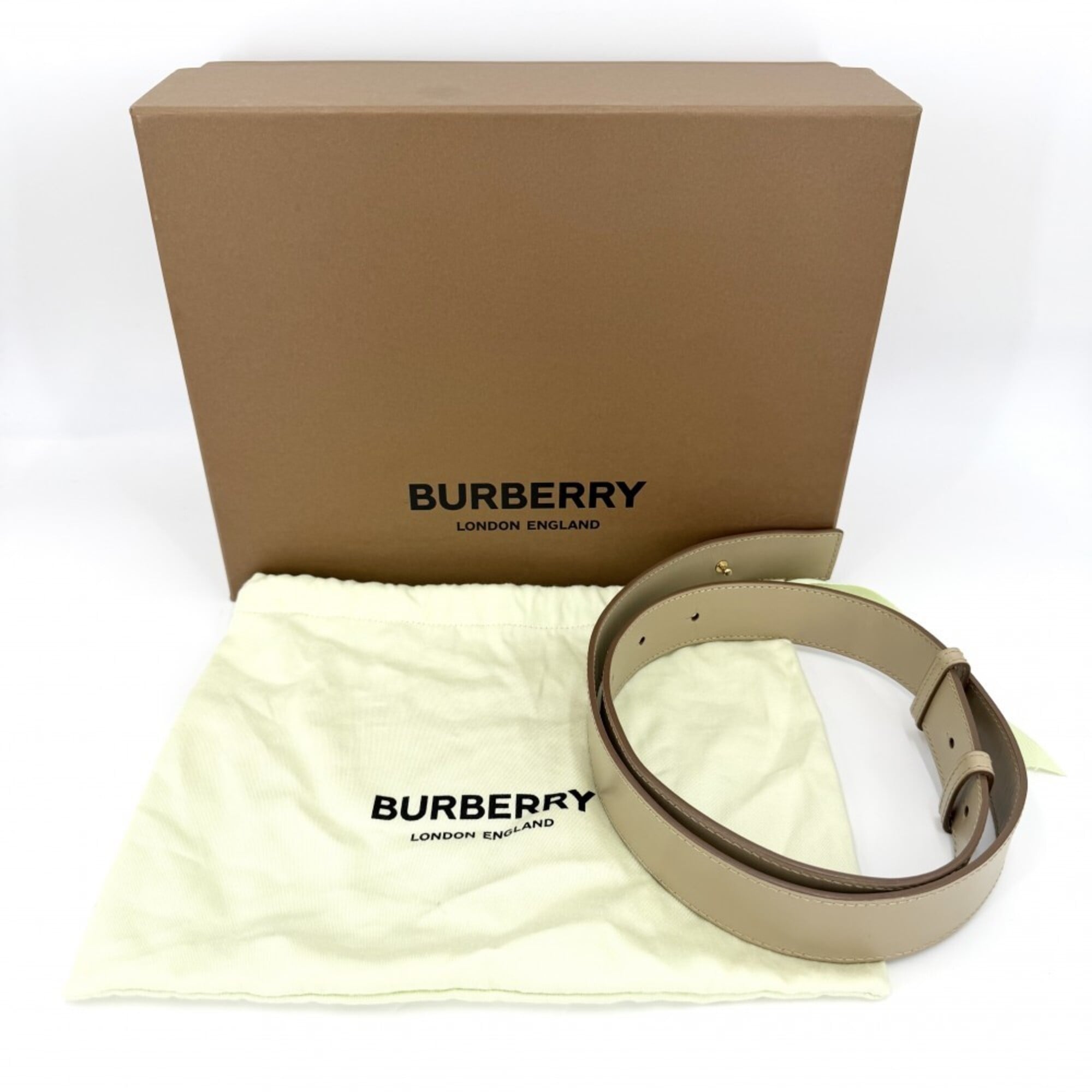 Burberry Beige Leather Sling Bag (Pre-Owned)