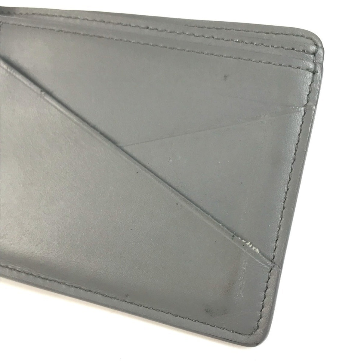 Louis Vuitton Monogram Shadow Gray Monogram Shadow Wallet (Bi-Fold) (Pre-Owned)