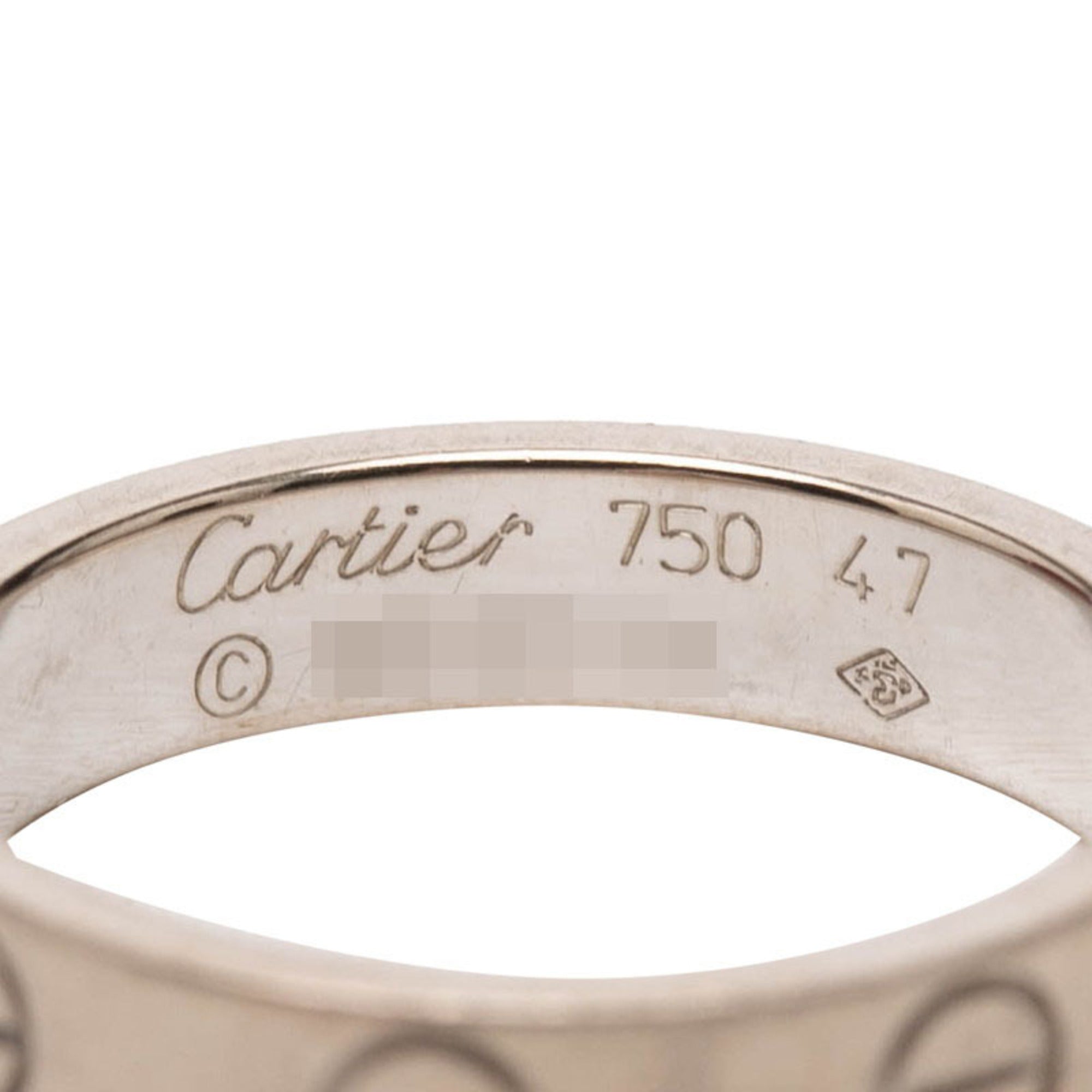 Cartier White Gold (18K) Band Ring (Pre-Owned)