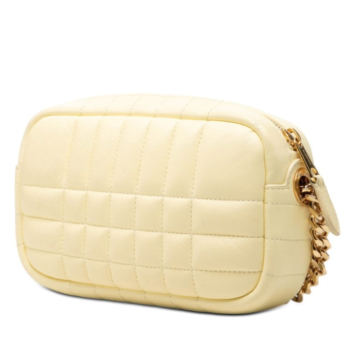 Burberry Yellow Leather Shoulder Bag (Pre-Owned)