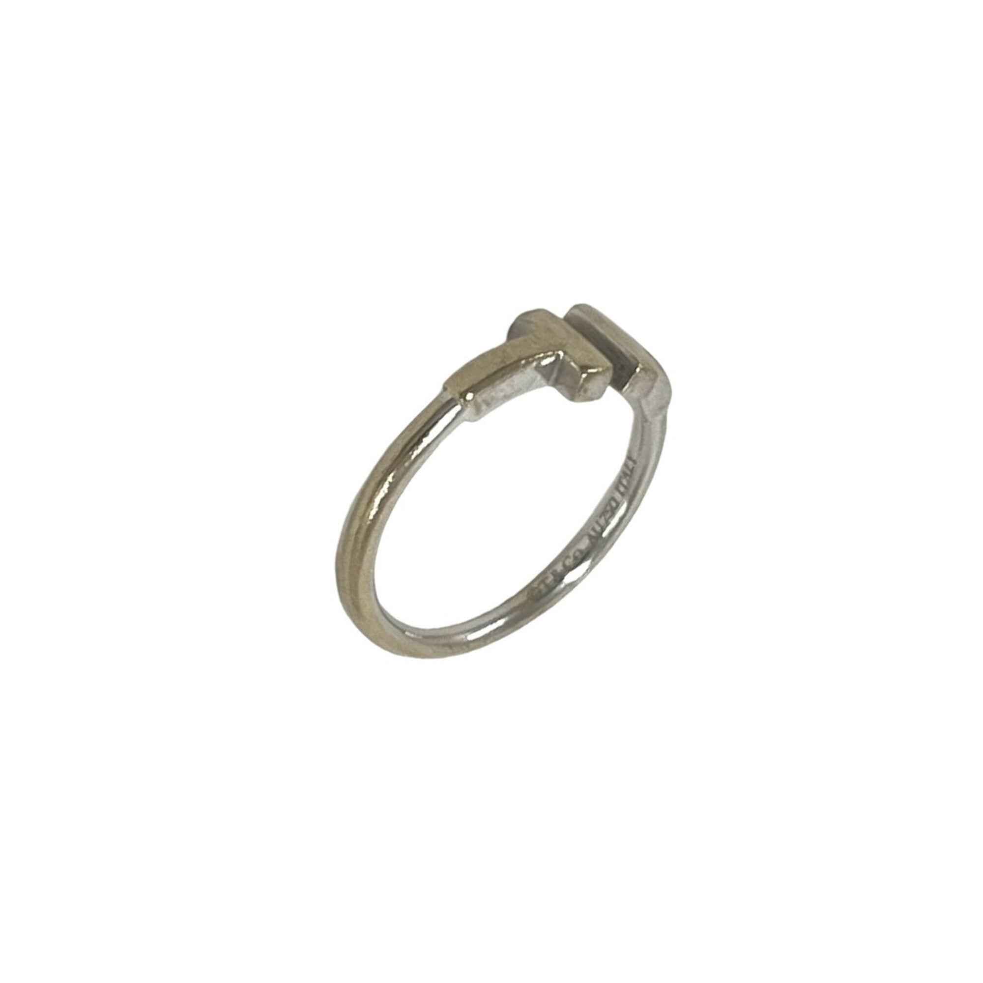 Tiffany Silver Silver 925 Band Ring (Pre-Owned)