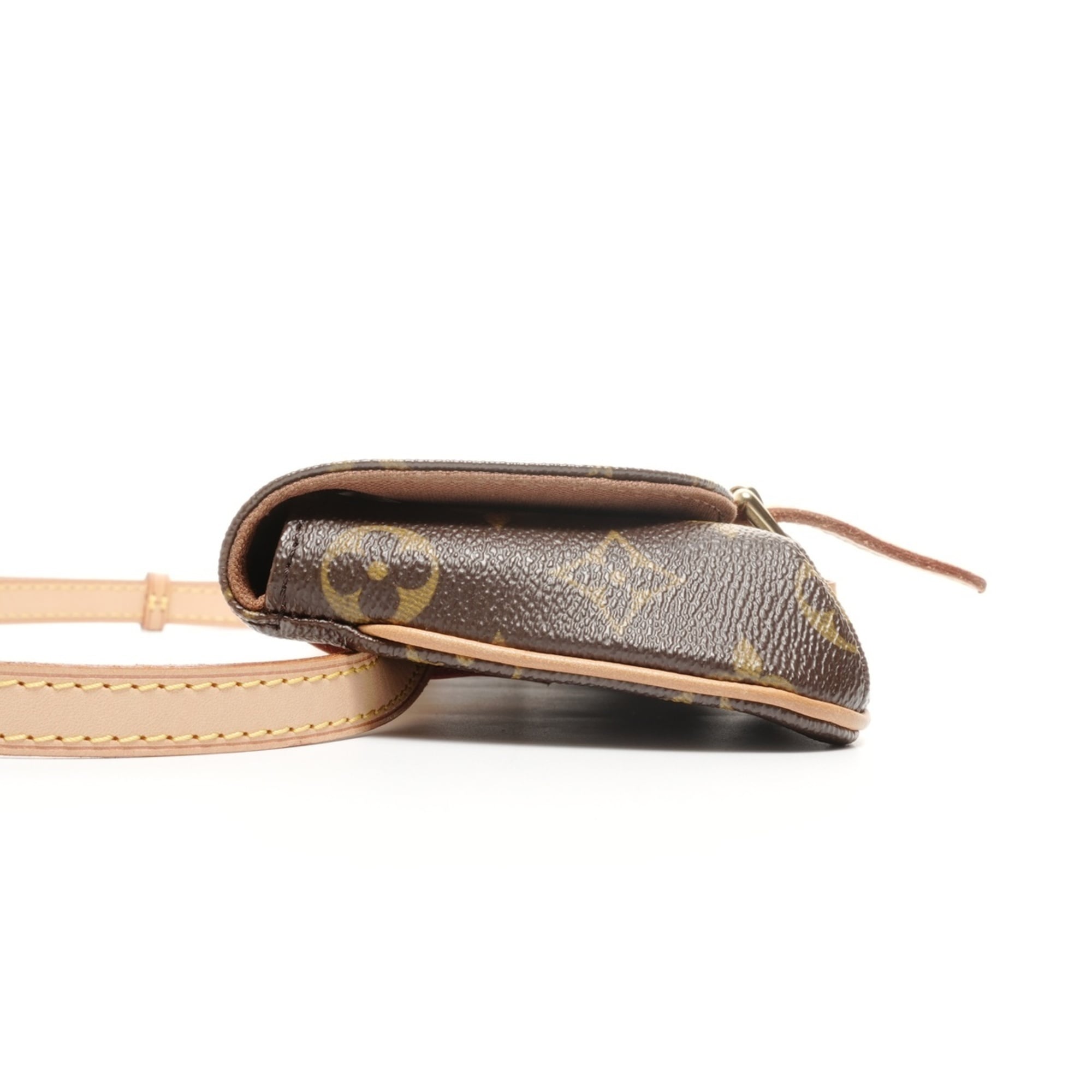 Louis Vuitton Monogram Brown Monogram Pochette Shoulder Bag (Pre-Owned)