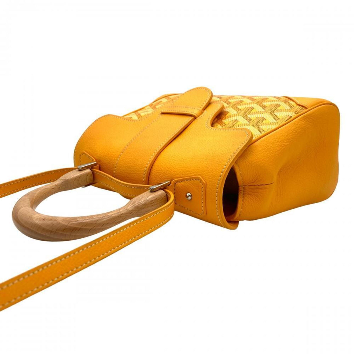 Goyard Yellow Leather Shoulder Bag (Pre-Owned)