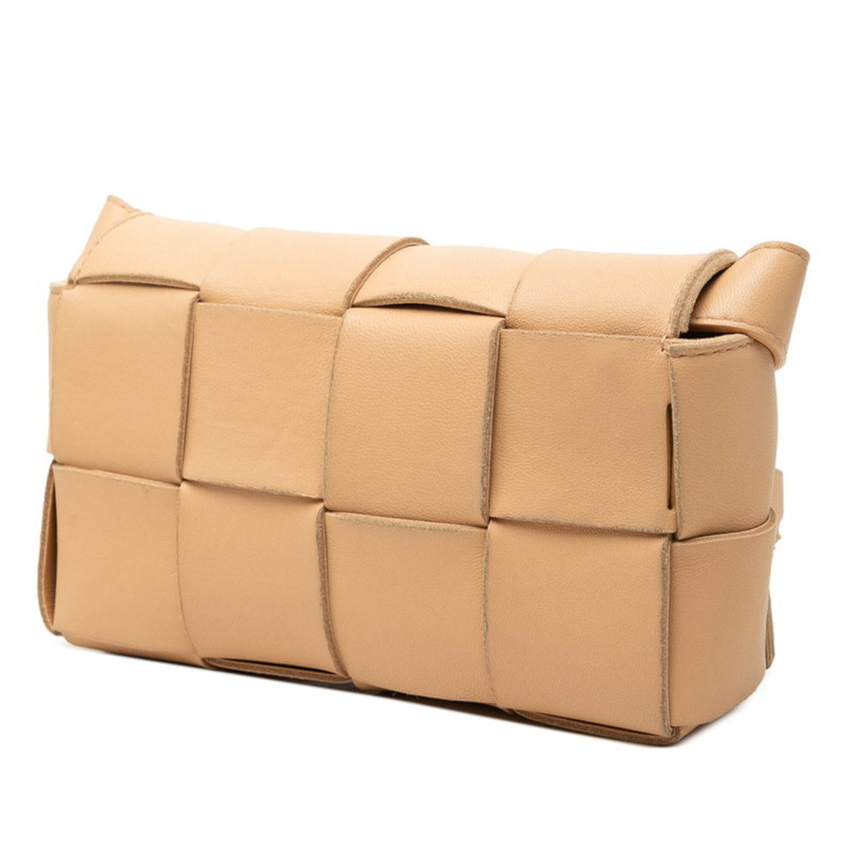 Bottega Veneta Beige Leather Shoulder Bag (Pre-Owned)