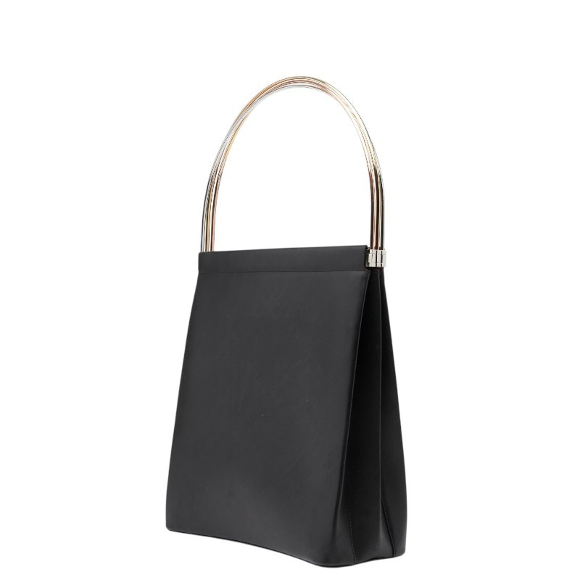 Cartier Trinity Black Leather Handbag Shoulder Bag (Pre-Owned)
