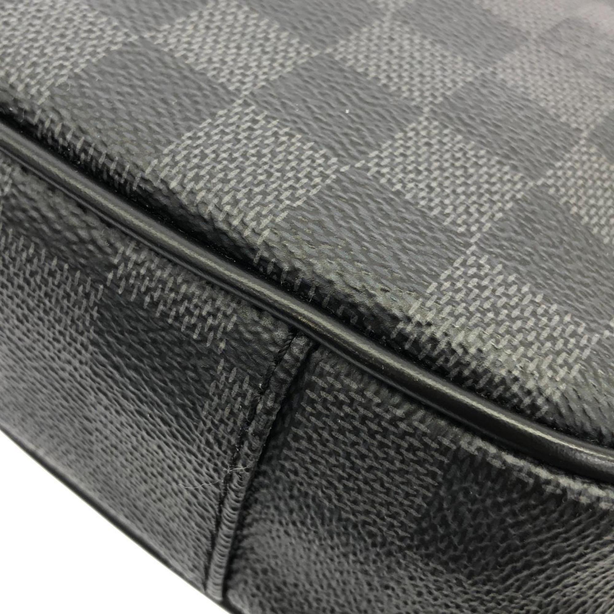 Louis Vuitton Graphite Coated Canvas Shoulder Bag (Pre-Owned)
