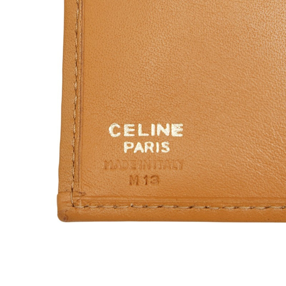 Celine Brown Pvc Leather Wallet (Bi-Fold) (Pre-Owned)