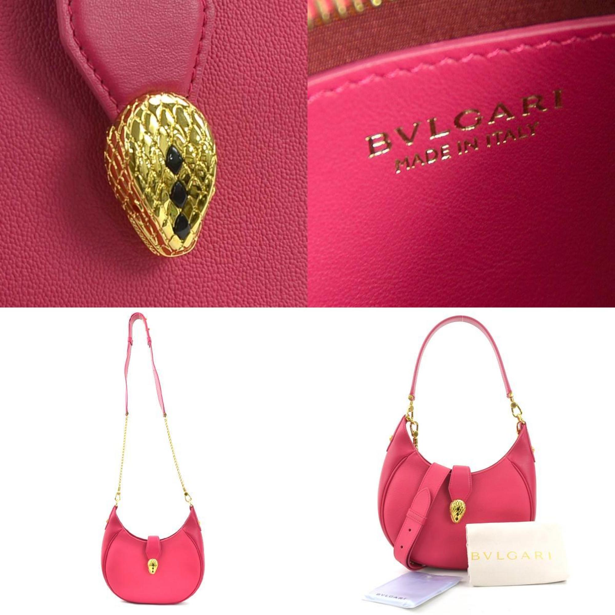Bvlgari Leather Shoulder Bag (Pre-Owned)