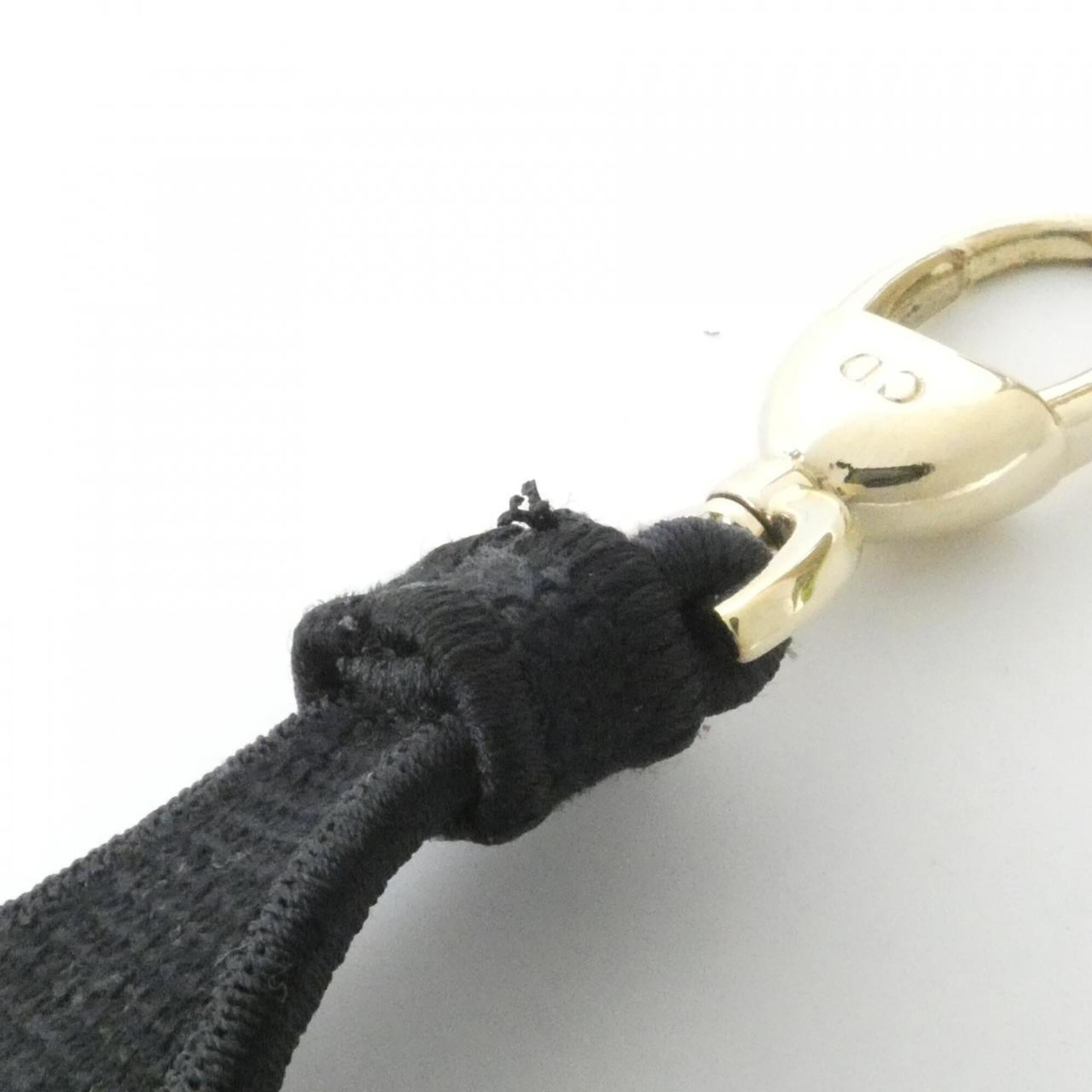 Christian Dior Black White Canvas Handbag (Pre-Owned)