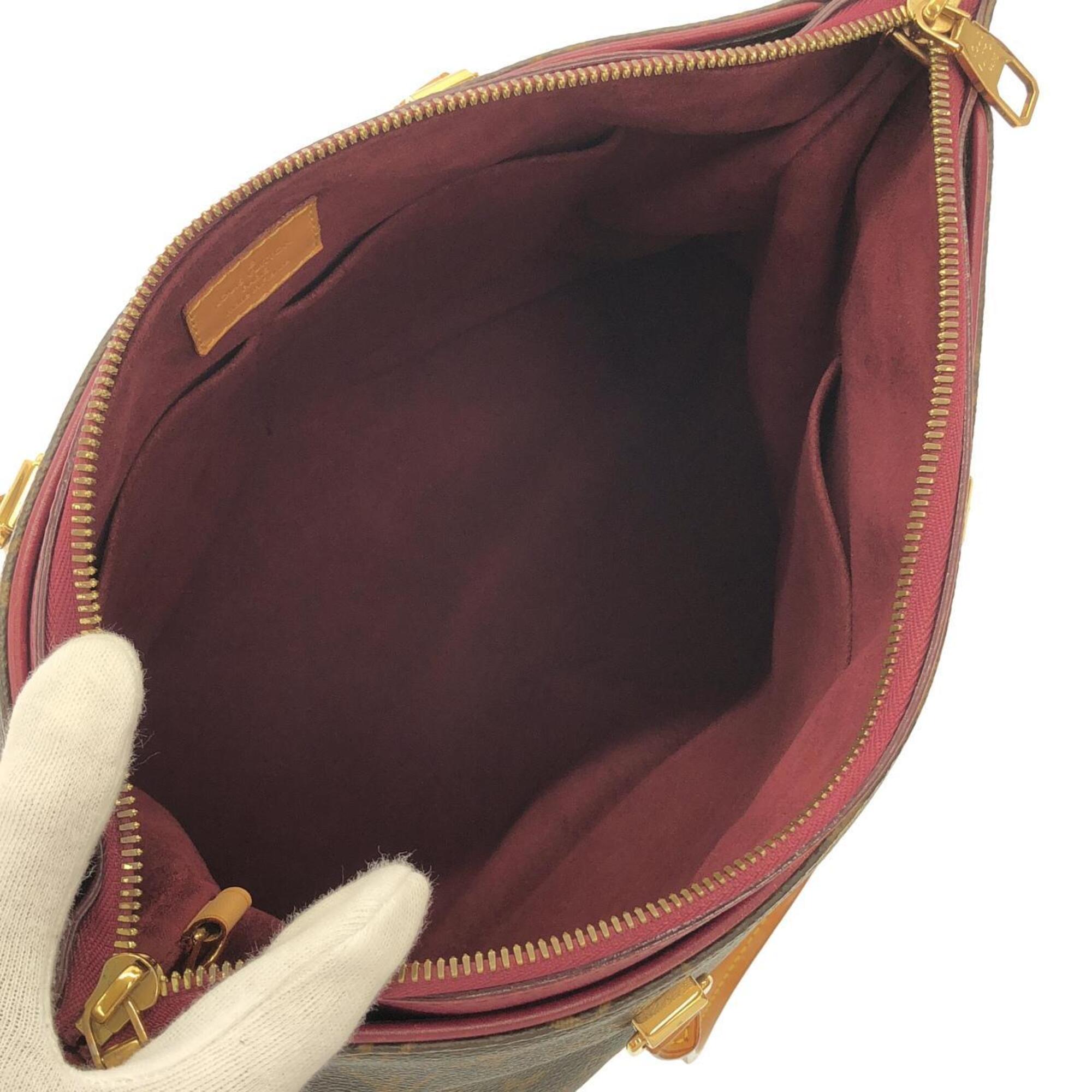 Louis Vuitton Aurore Marron Coated Canvas Handbag (Pre-Owned)