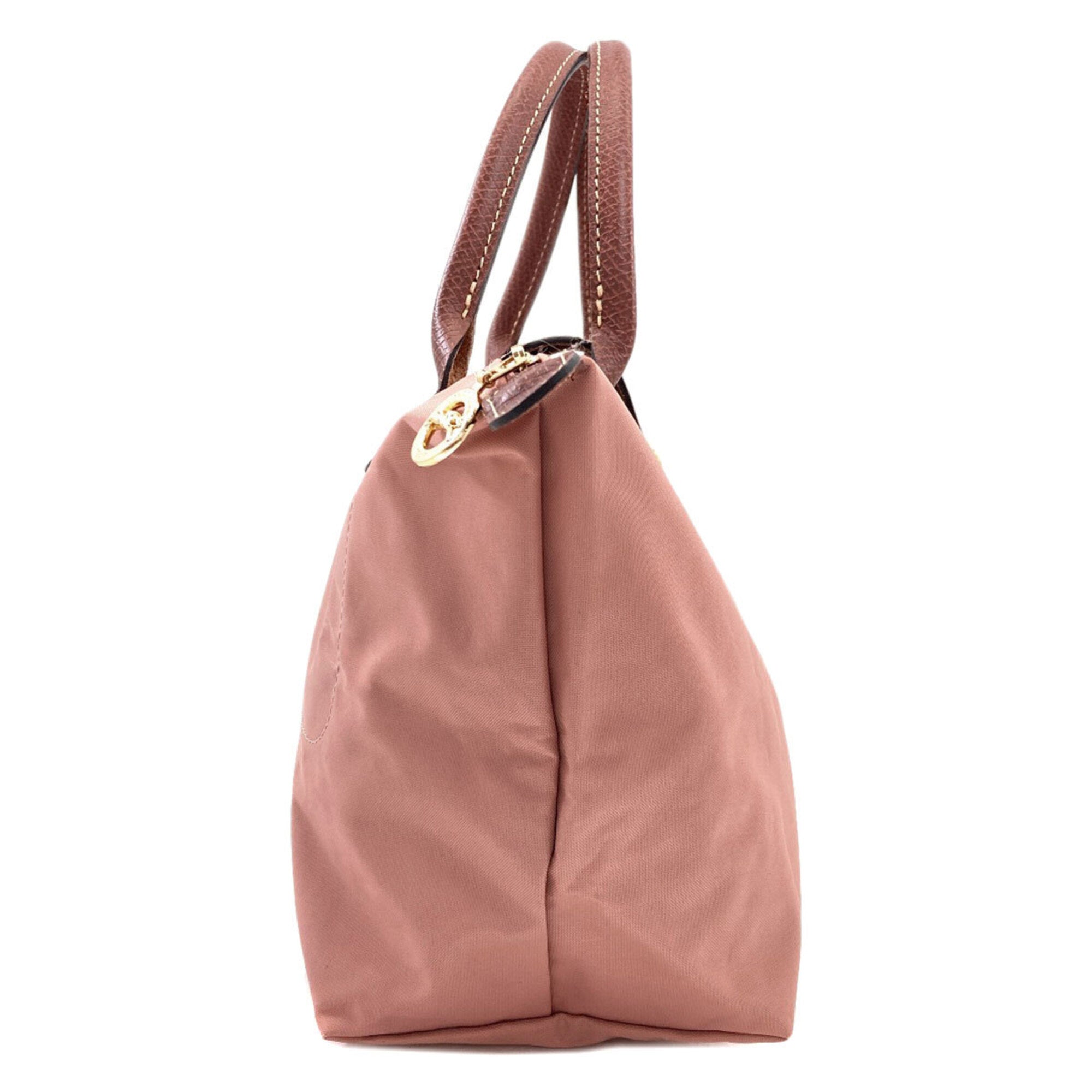 Longchamp Le Pliage Pink Nylon Handbag (Pre-Owned)