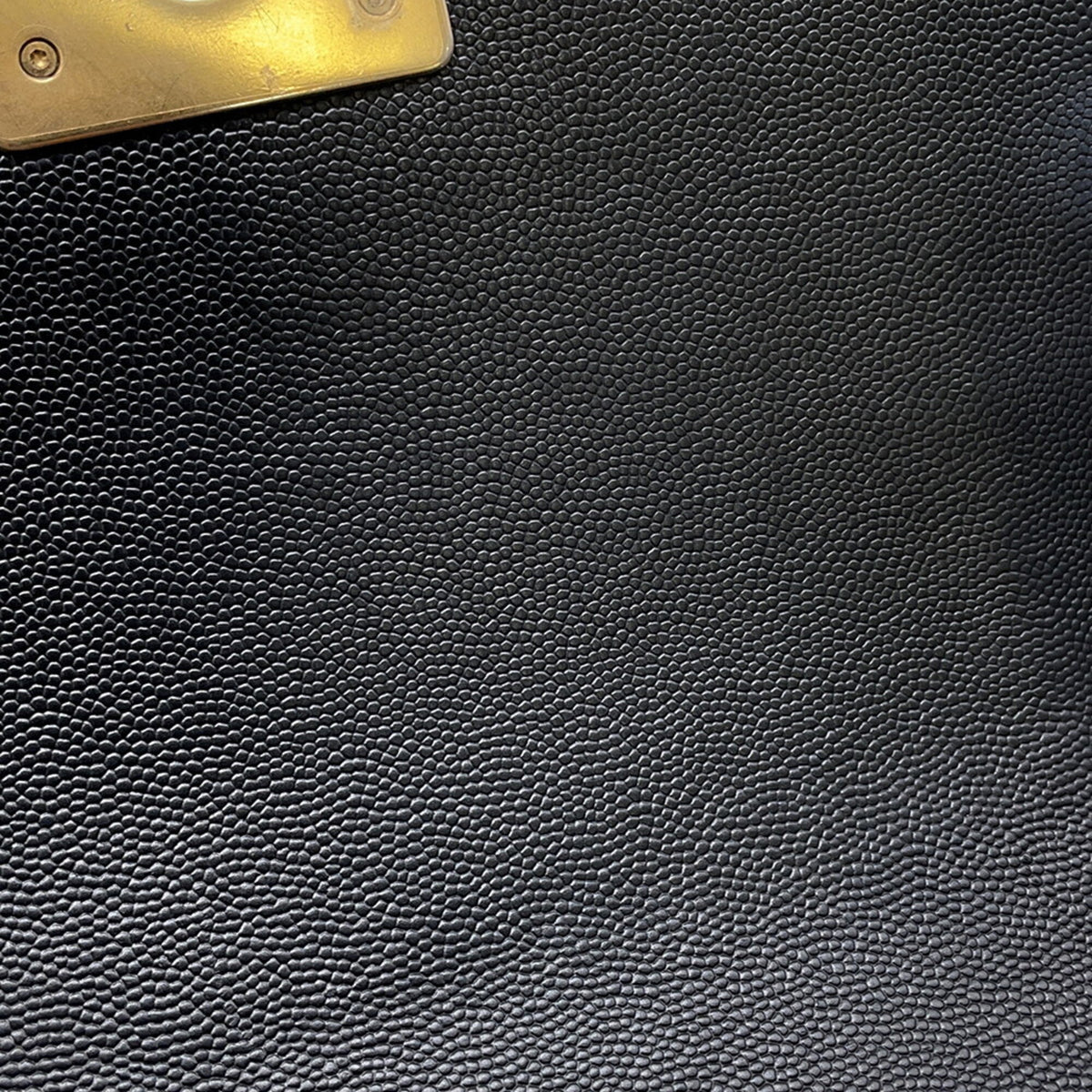 Chanel Matelasse Black Grained Calfskin Handbag Shoulder Bag (Pre-Owned)