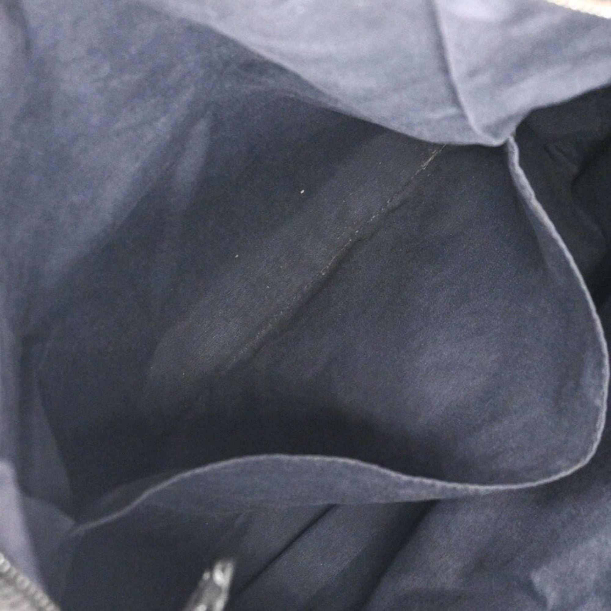 Hermes Gray Canvas Tote Bag (Pre-Owned)