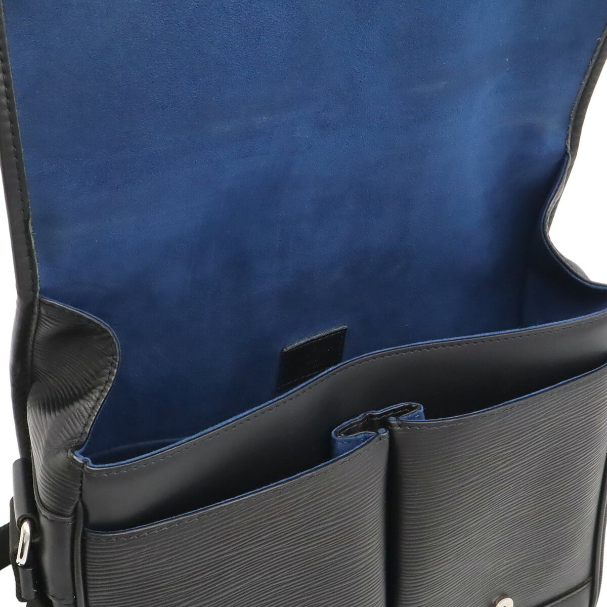 Louis Vuitton Noir Epi Leather Messenger Bag Shoulder Bag (Pre-Owned)