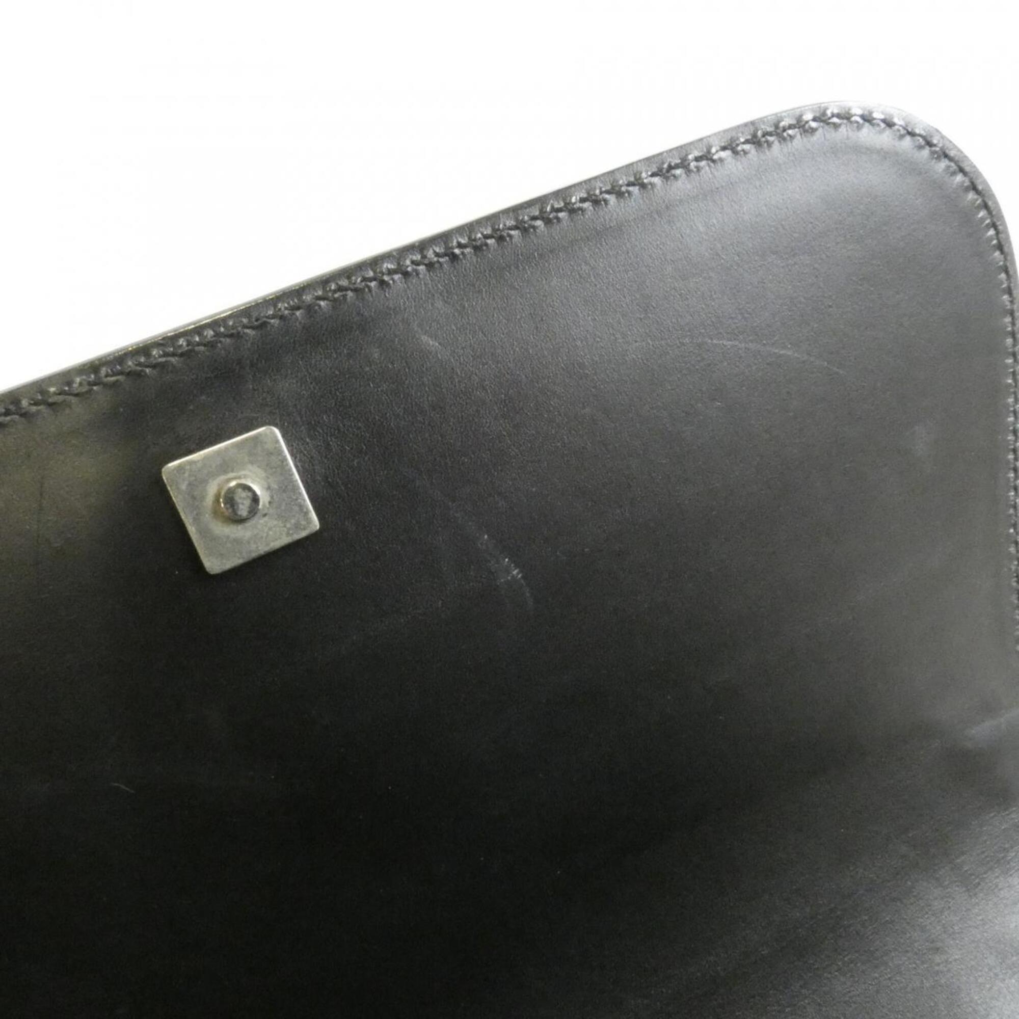 Gucci Black Leather Handbag (Pre-Owned)