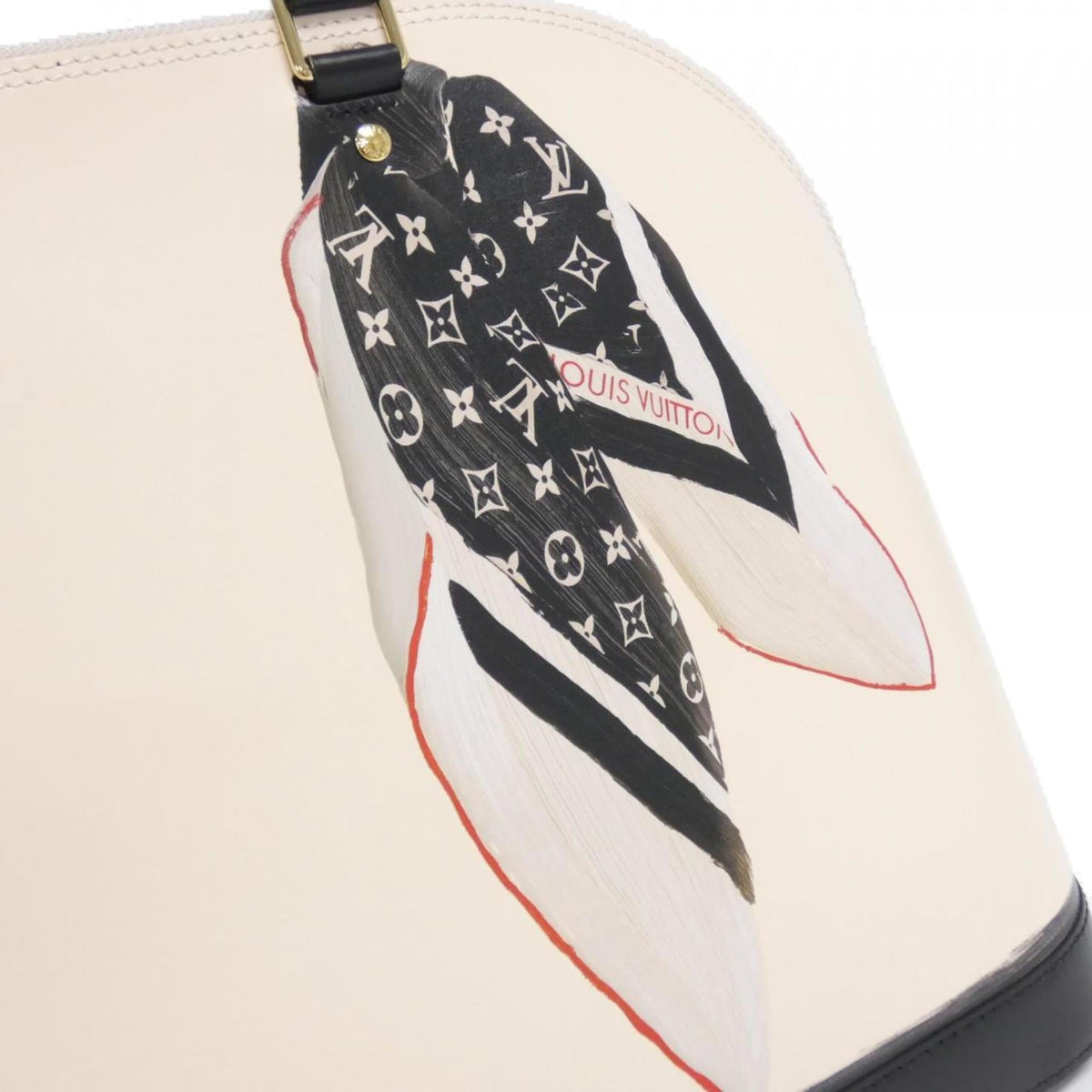Louis Vuitton Beige Leather Handbag (Pre-Owned)