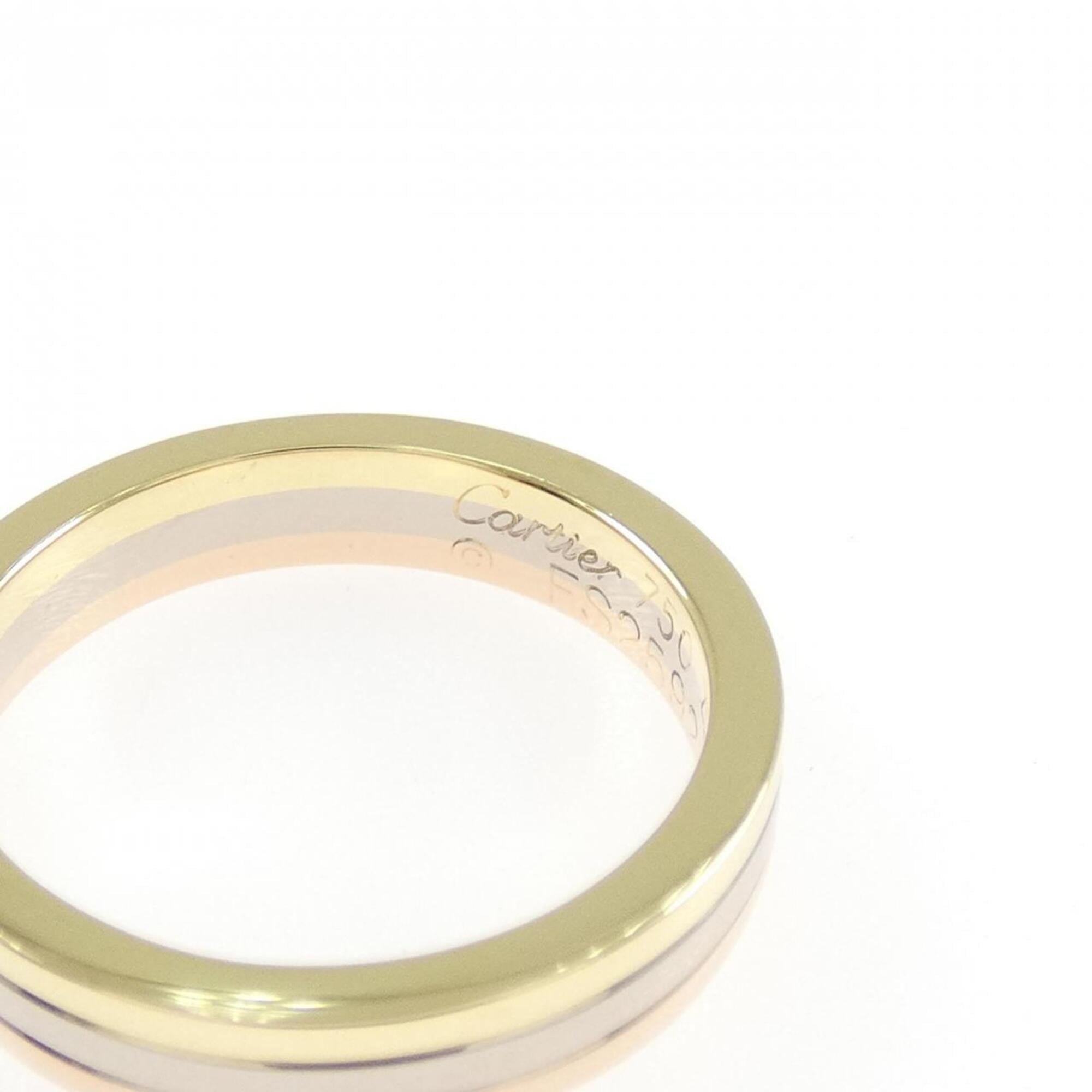 Cartier Louis Cartier Yellow Gold (18K) Pink Gold (18K) White Gold (18K) Band Ring (Pre-Owned)