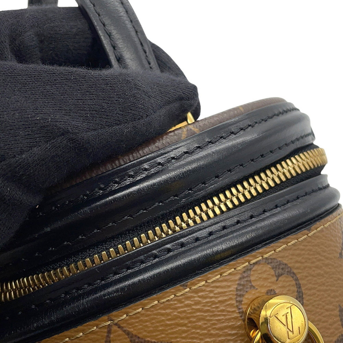 Louis Vuitton Monogram Reverse Noir Monogram Reverse Monogram Handbag Shoulder Bag (Pre-Owned)